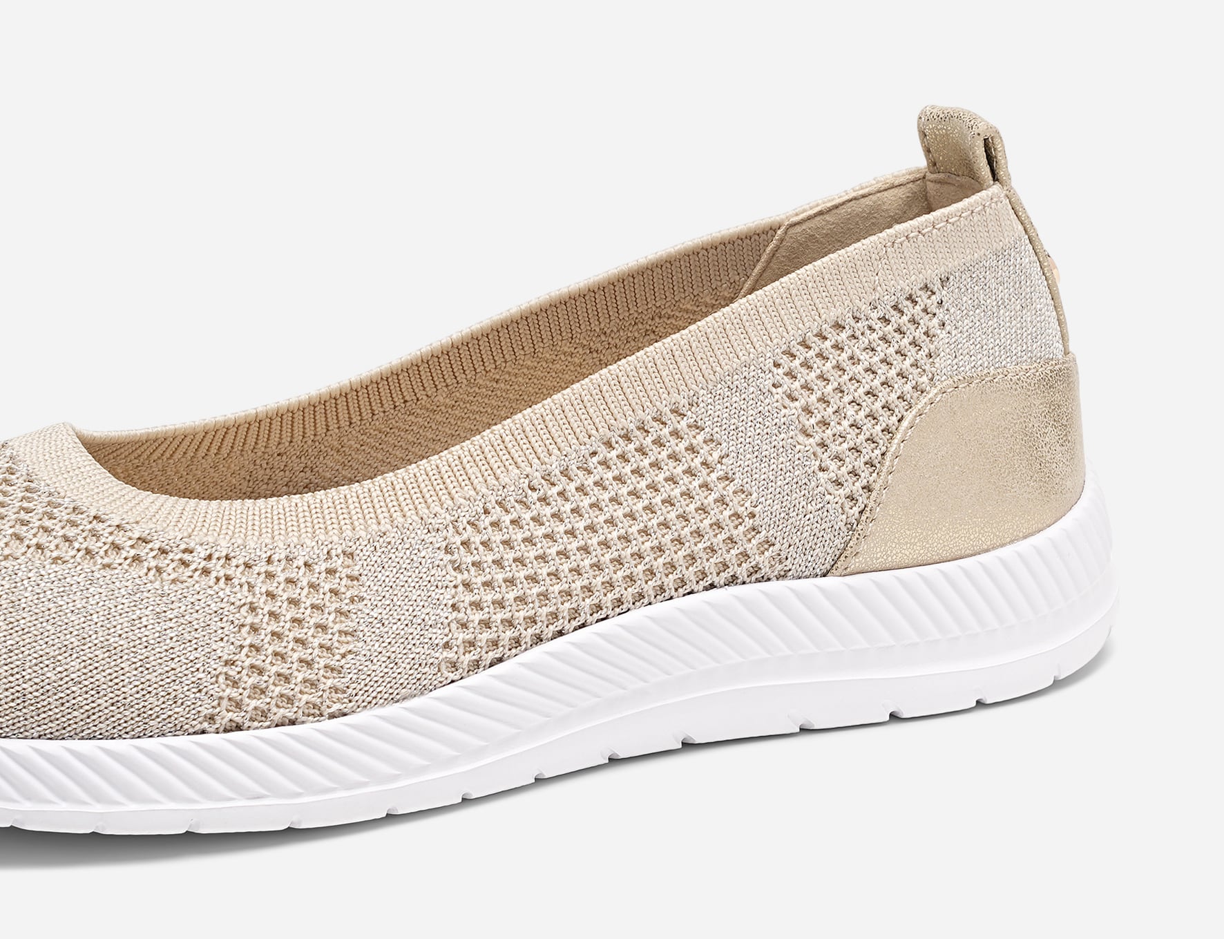 LINEAR, Ballerinaskor Beigea