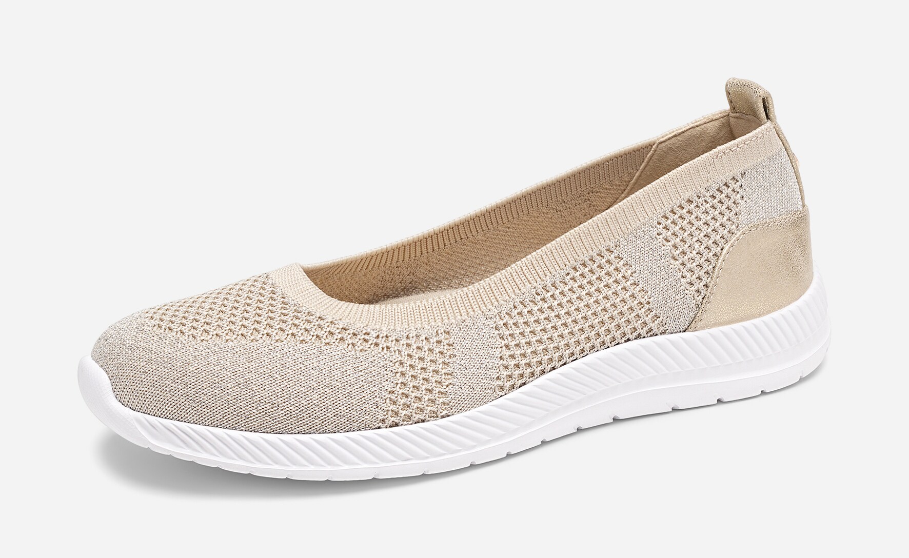 LINEAR, Ballerinaskor Beigea