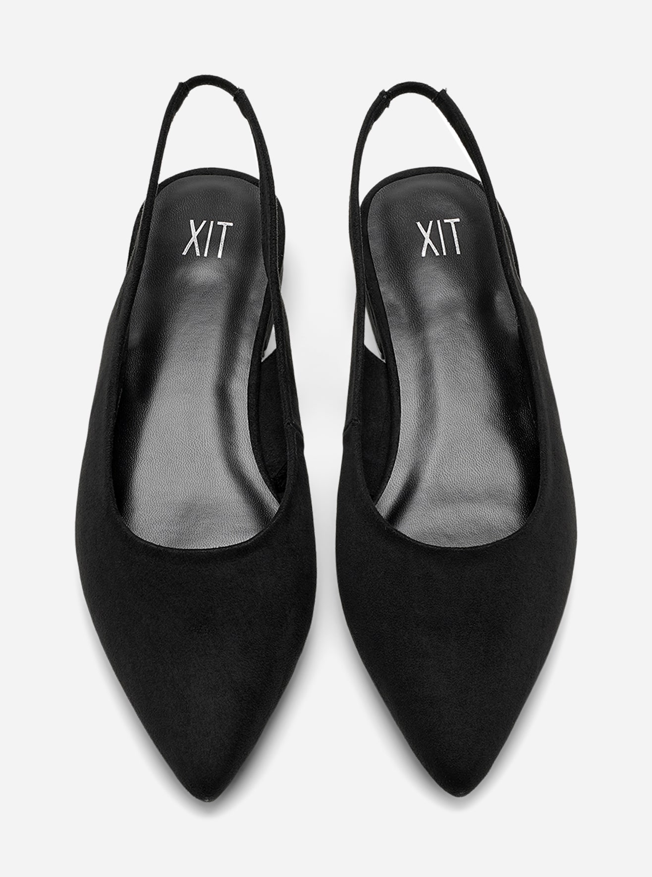 XIT, Ballerinaskor med slingback Svarta