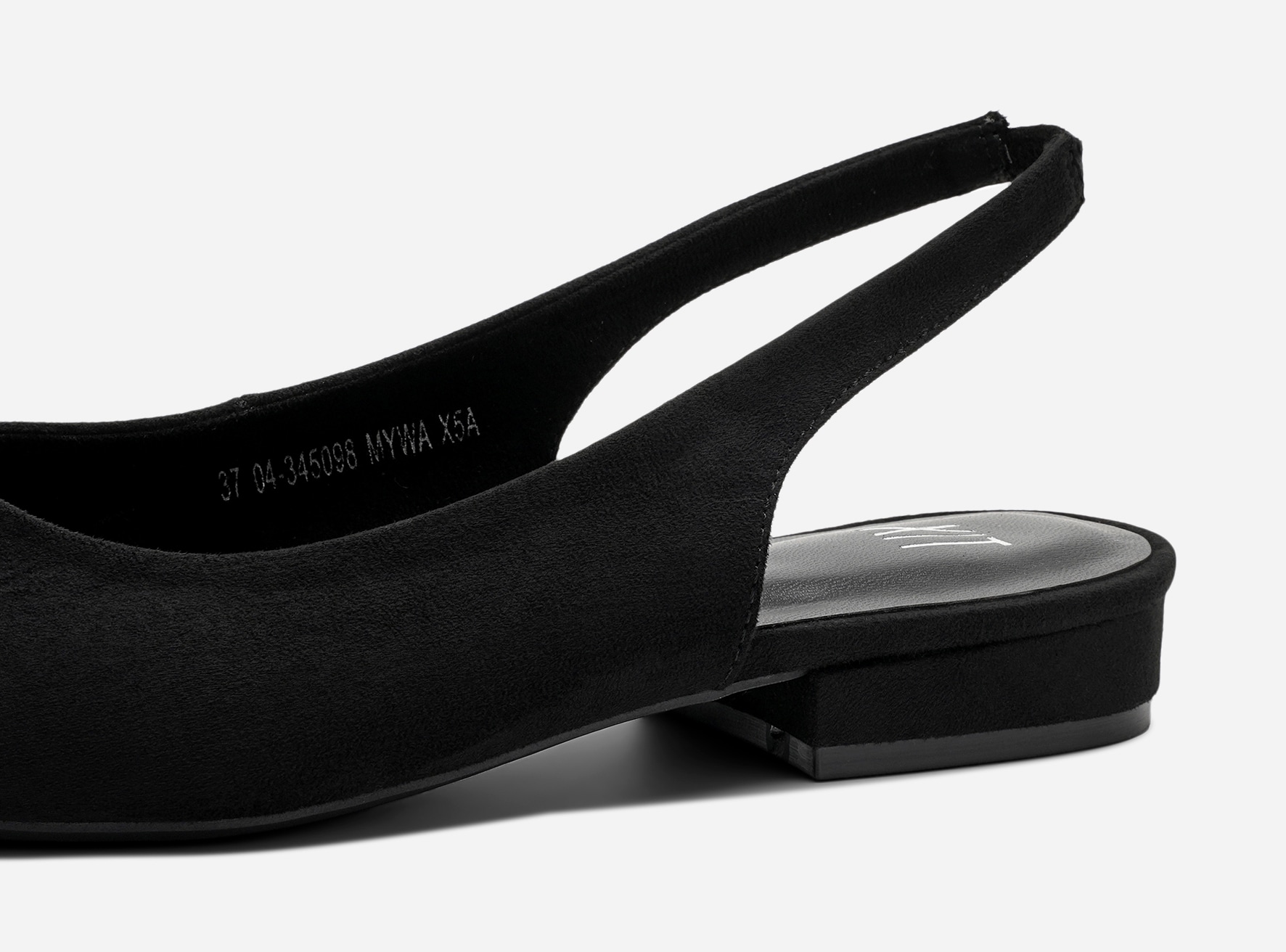 XIT, Ballerinaskor med slingback Svarta