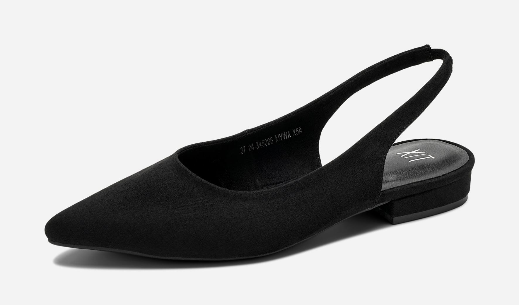 XIT, Ballerinaskor med slingback Svarta