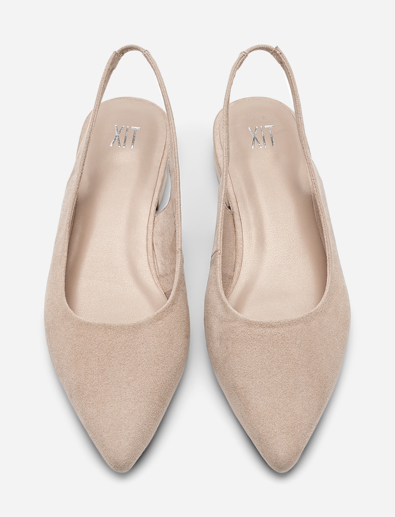 XIT, Ballerinaskor med slingback Beigea