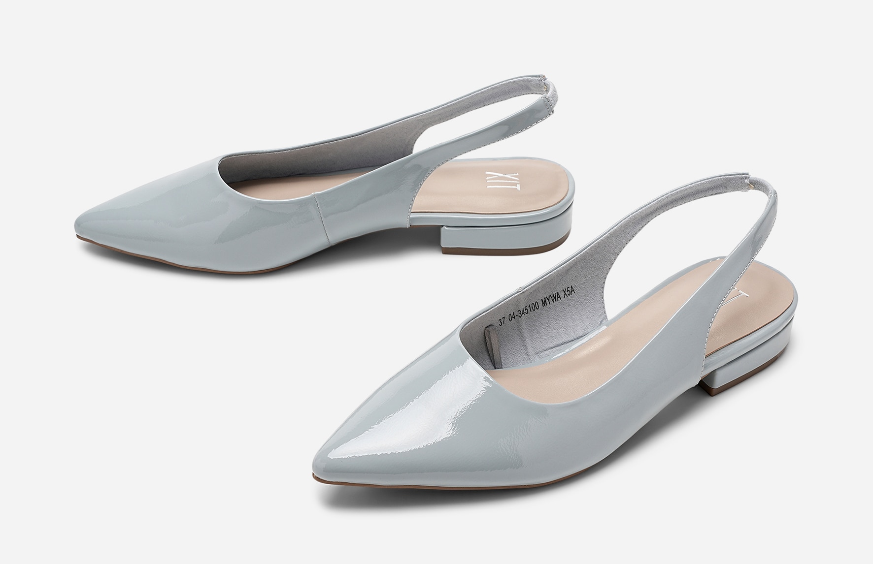 XIT, Ballerinaskor med slingback Blåa