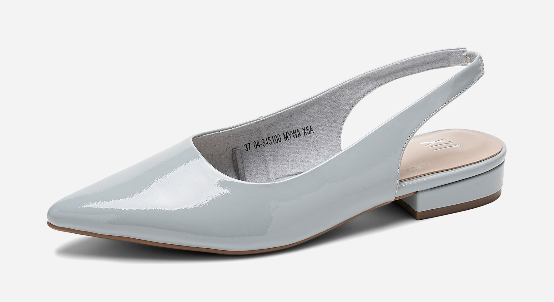 XIT, Ballerinaskor med slingback Blåa