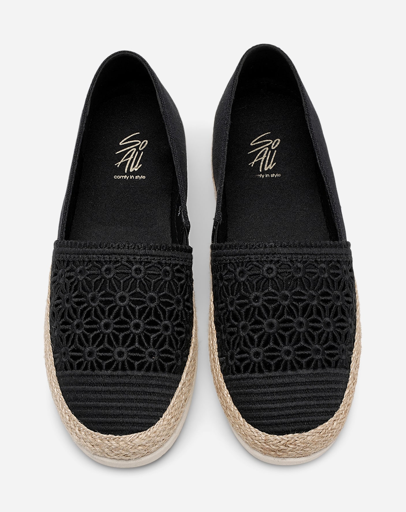SO ALL, Espadrillos Svarta