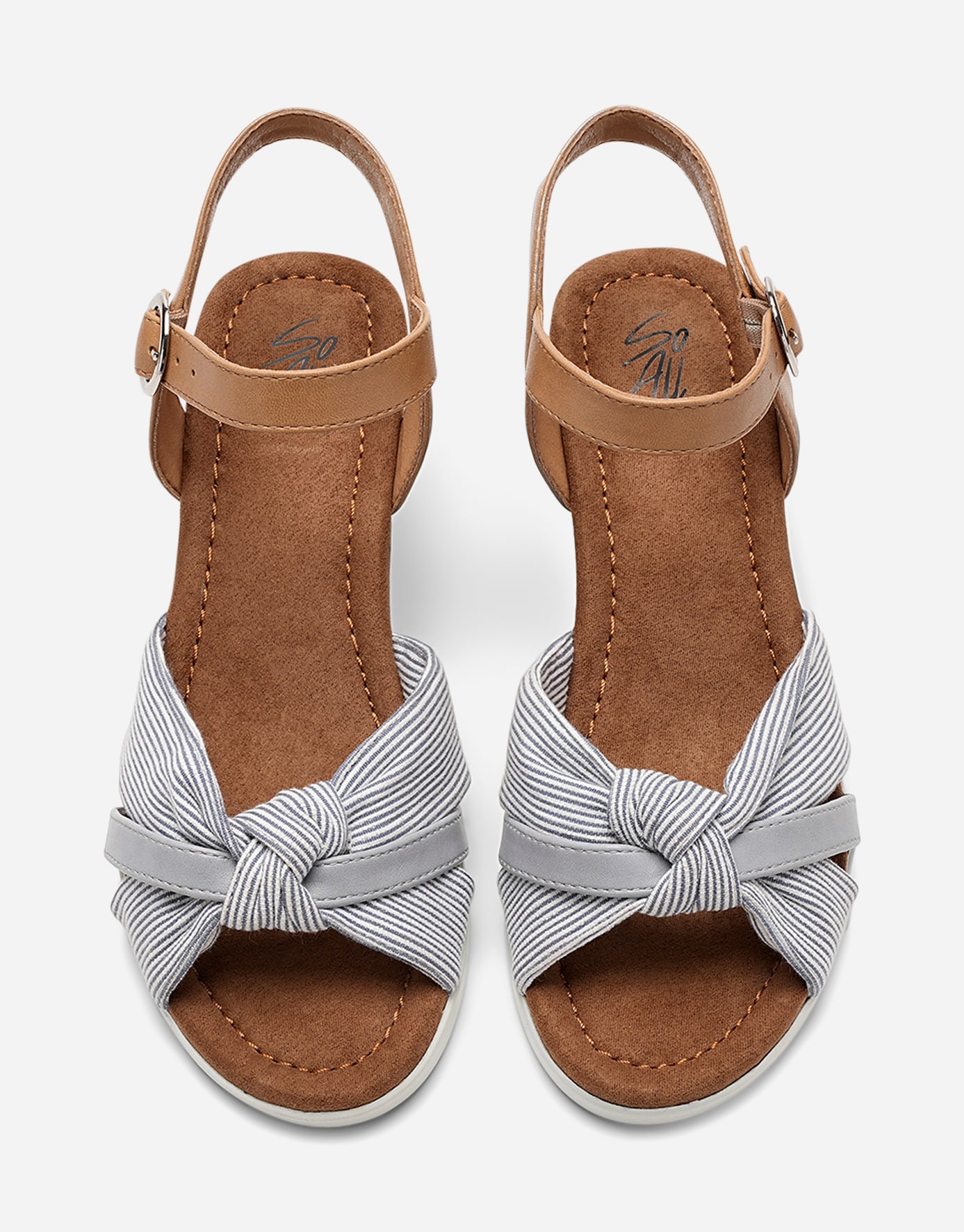 SO ALL, Sandaletter med remmar Blåa