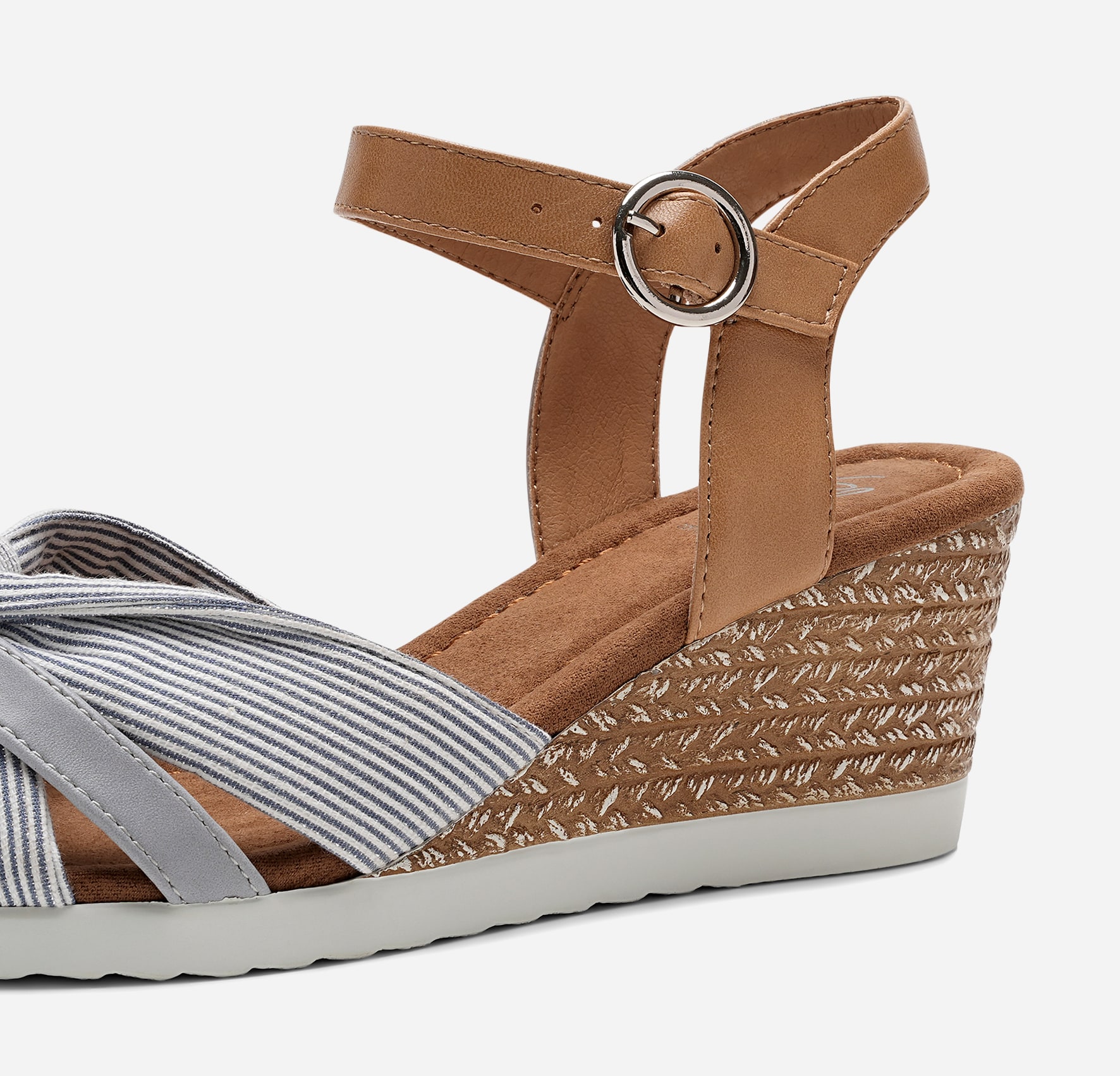 SO ALL, Sandaletter med remmar Blåa