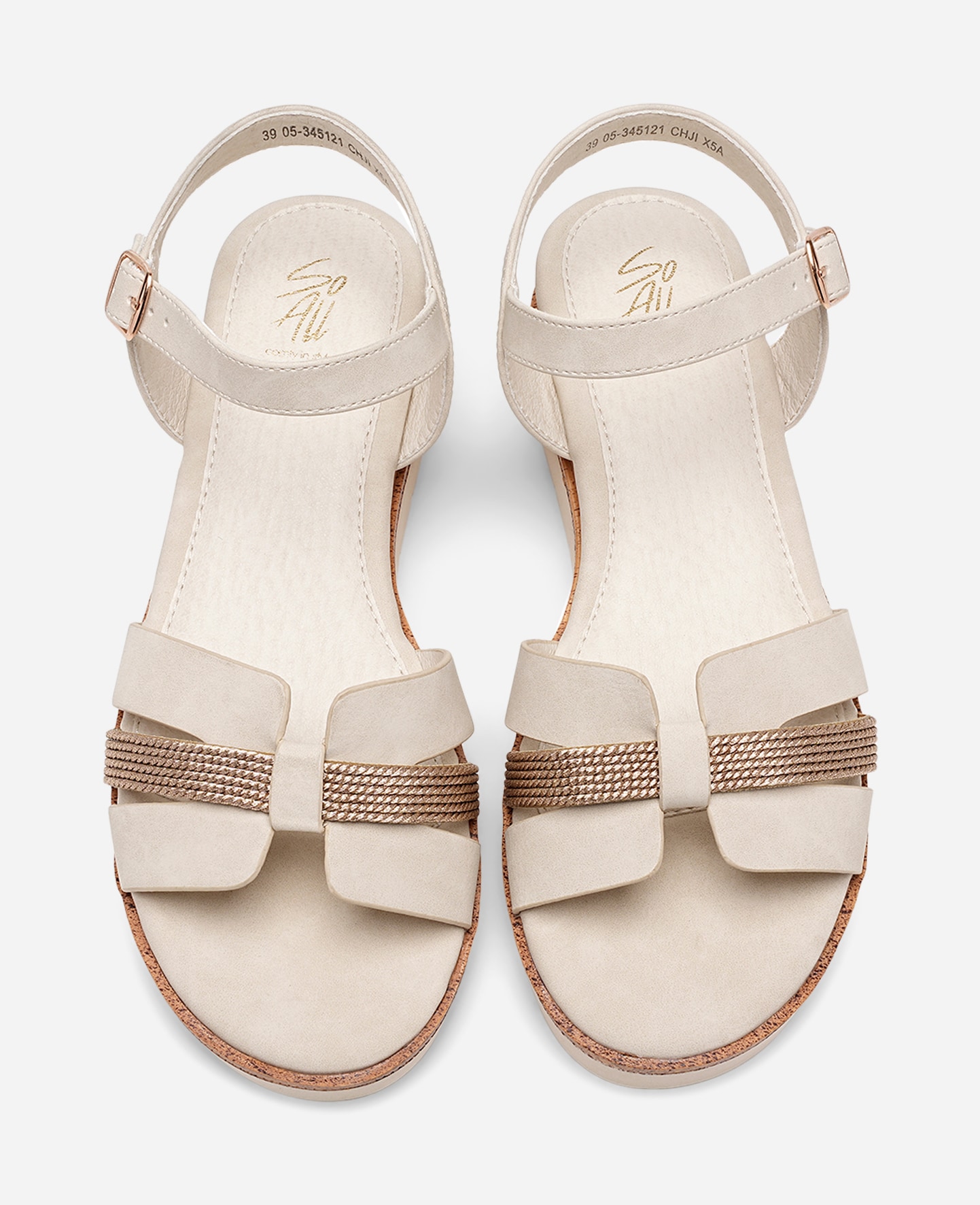 SO ALL, Sandaletter Beigea