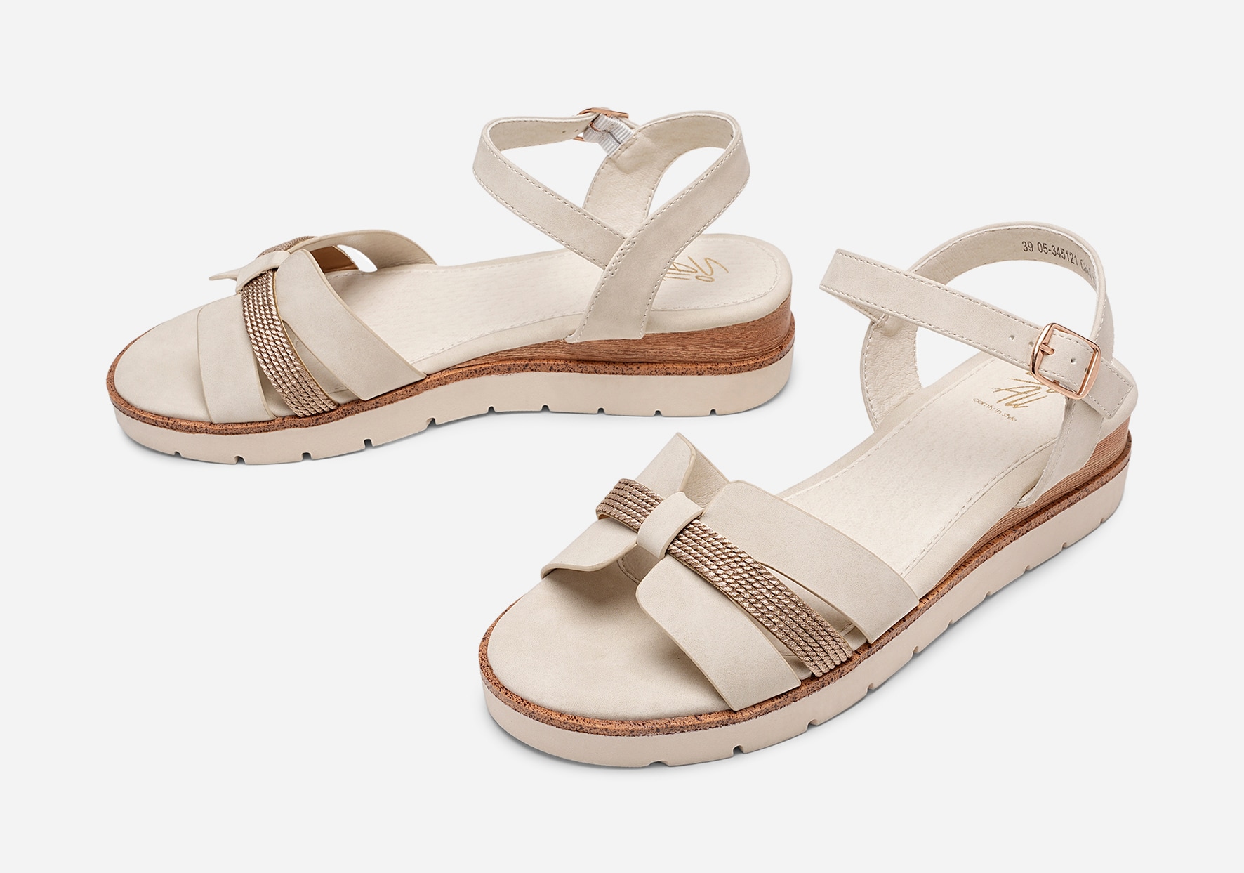 SO ALL, Sandaletter Beigea