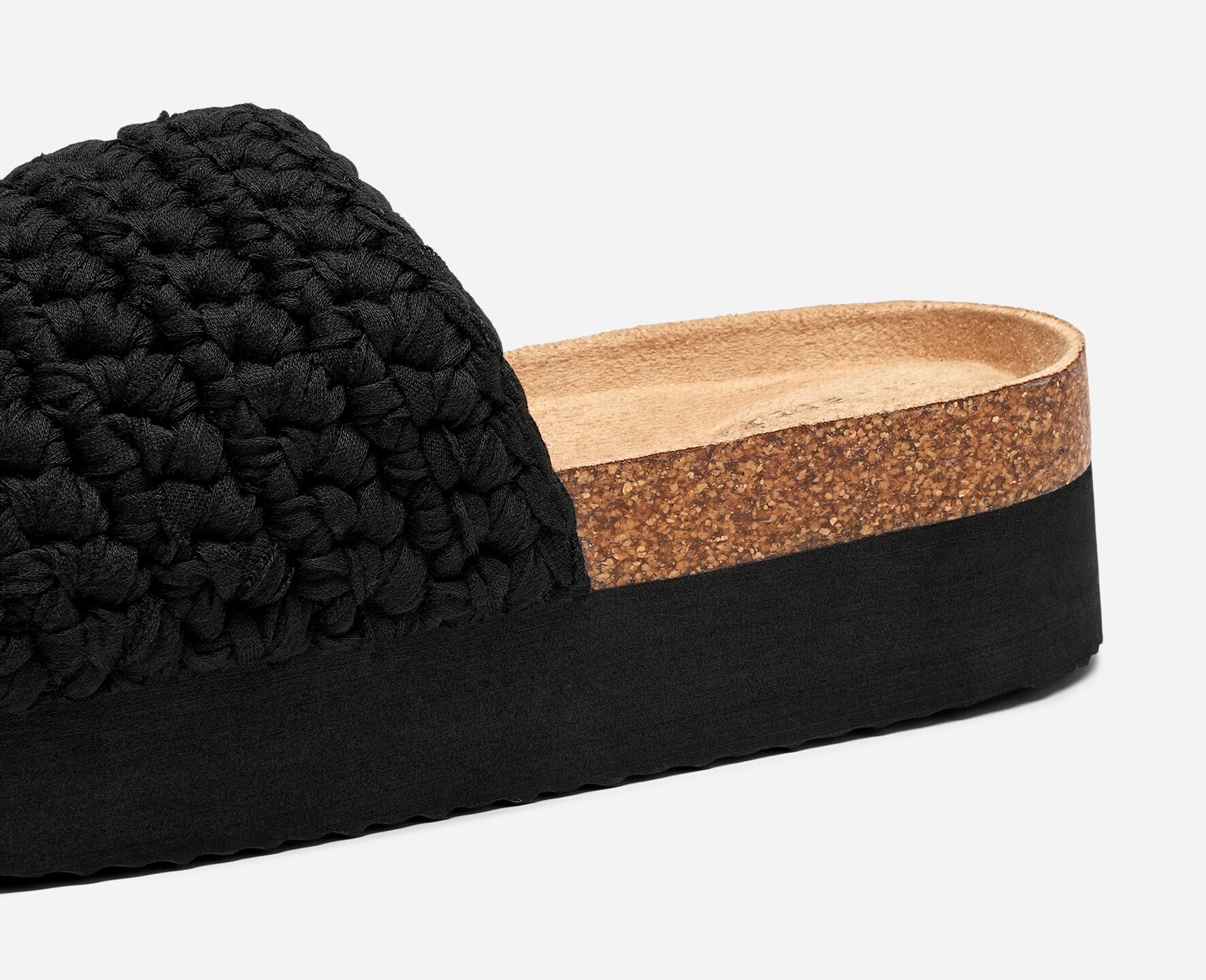 ATTITUDE, Sandaler med platåsula Svarta