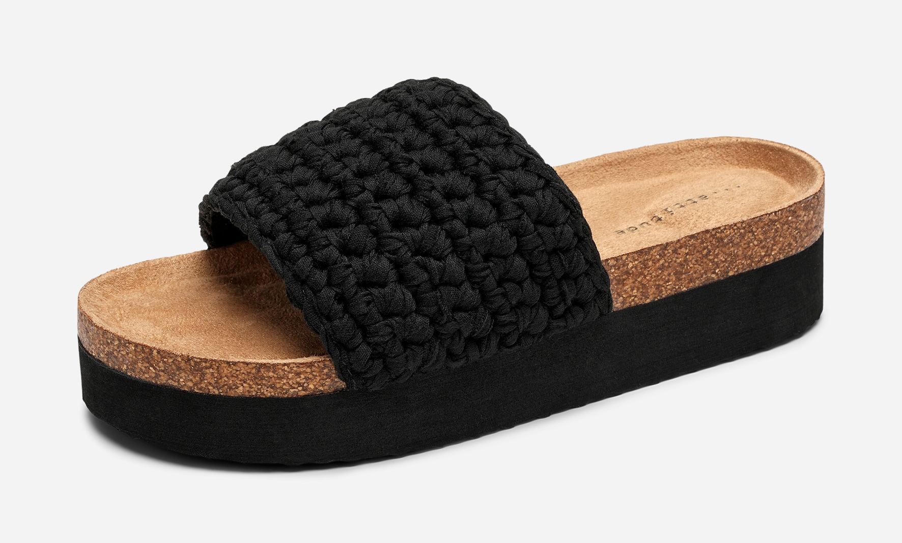 ATTITUDE, Sandaler med platåsula Svarta