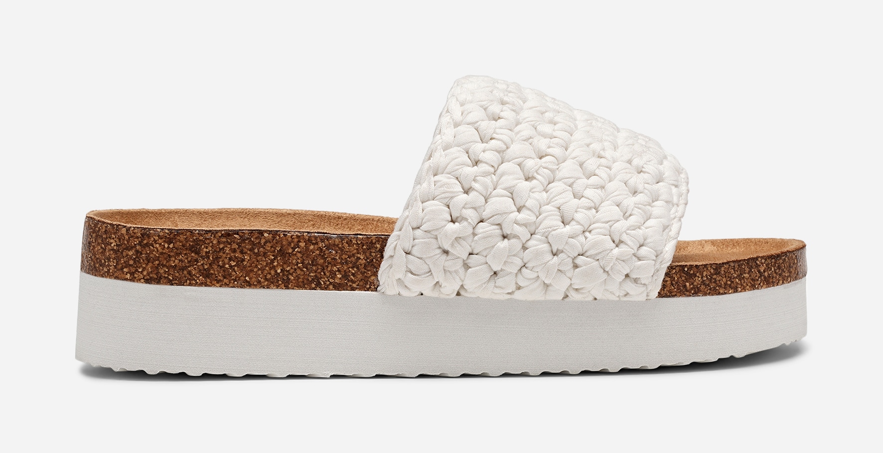 ATTITUDE, Sandaler med platåsula Vita