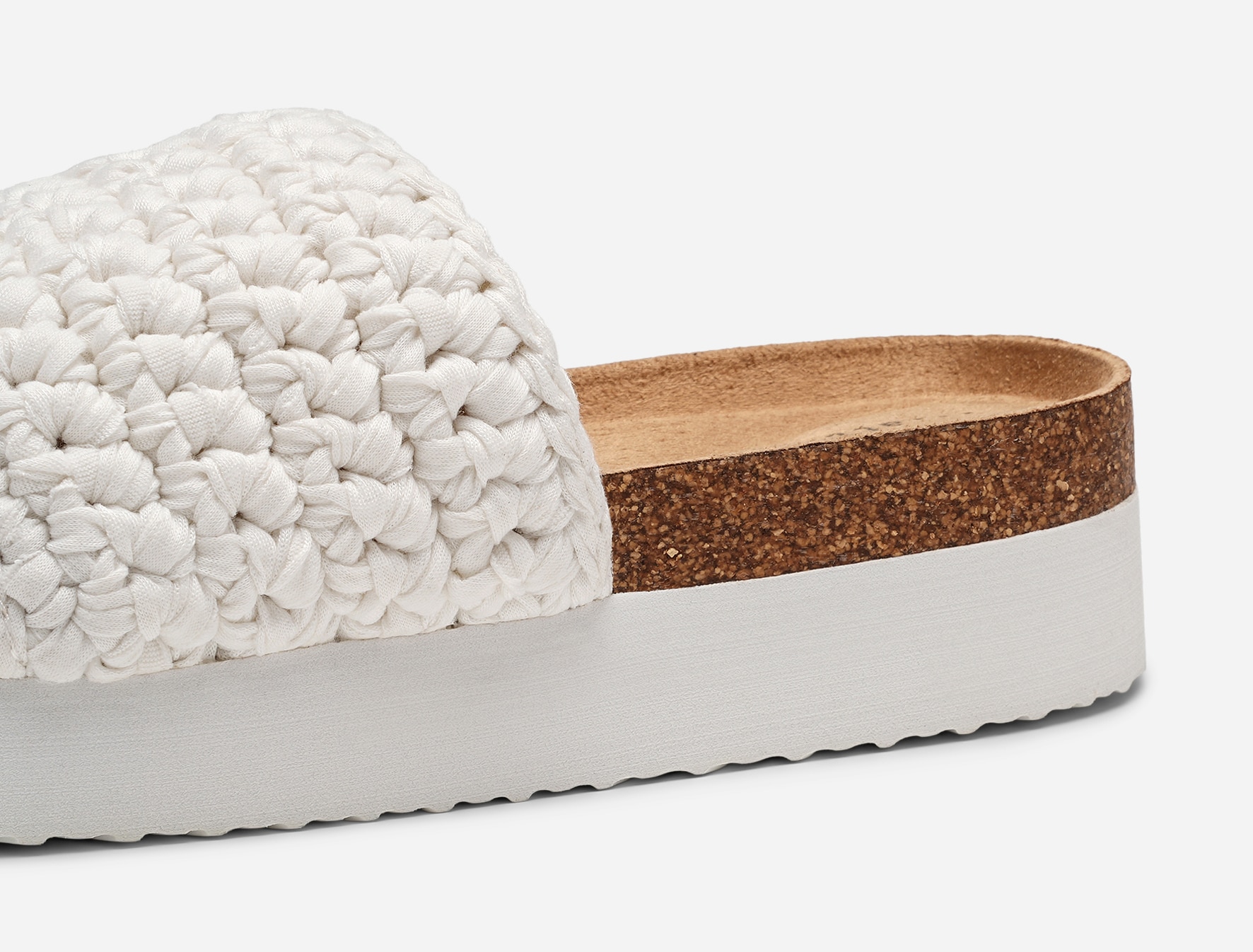 ATTITUDE, Sandaler med platåsula Vita