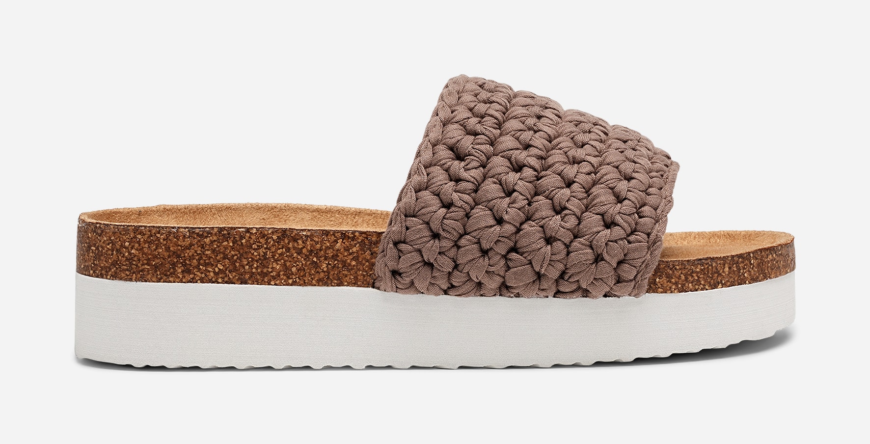 ATTITUDE, Sandaler med platåsula Bruna