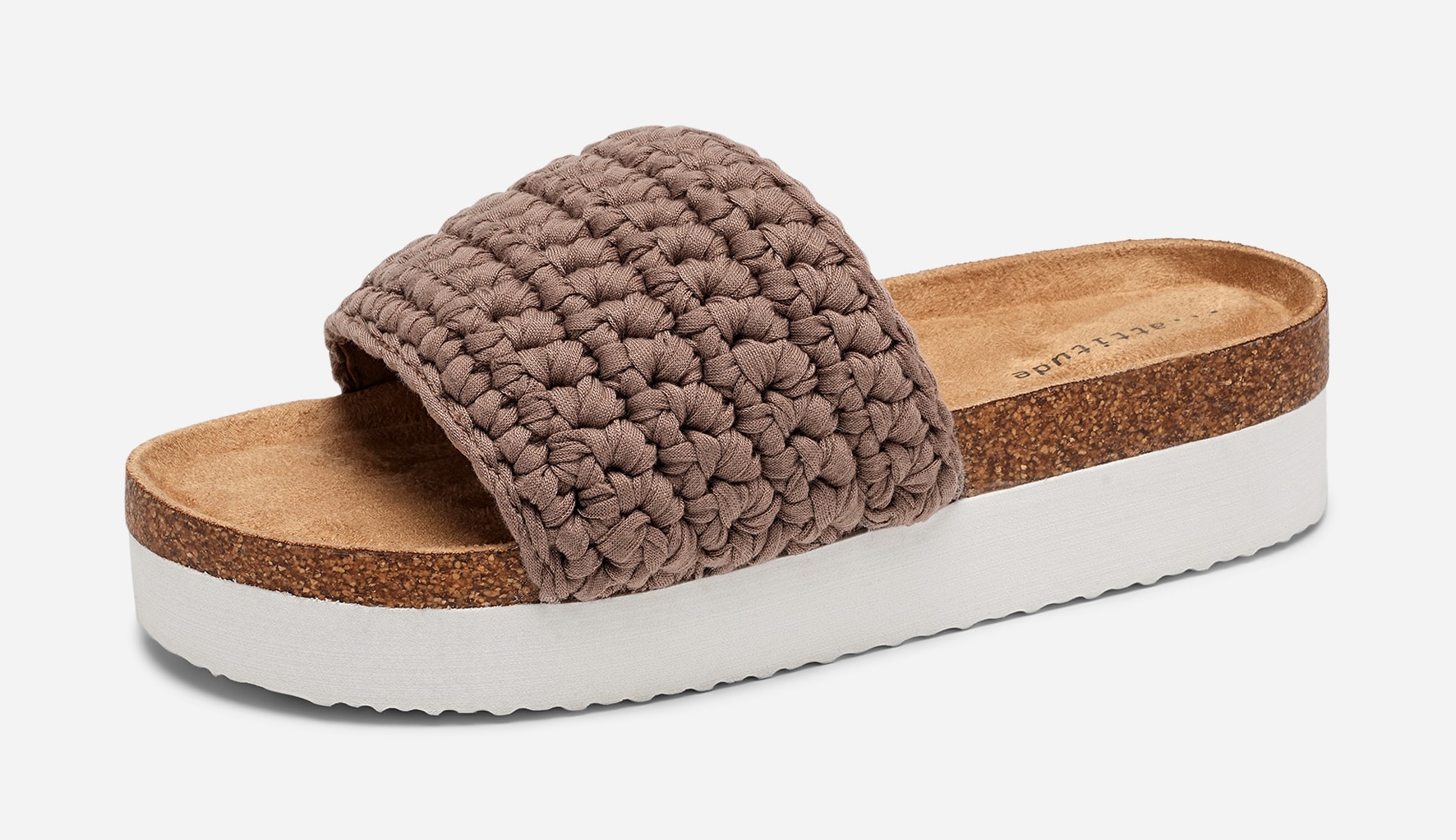 ATTITUDE, Sandaler med platåsula Bruna