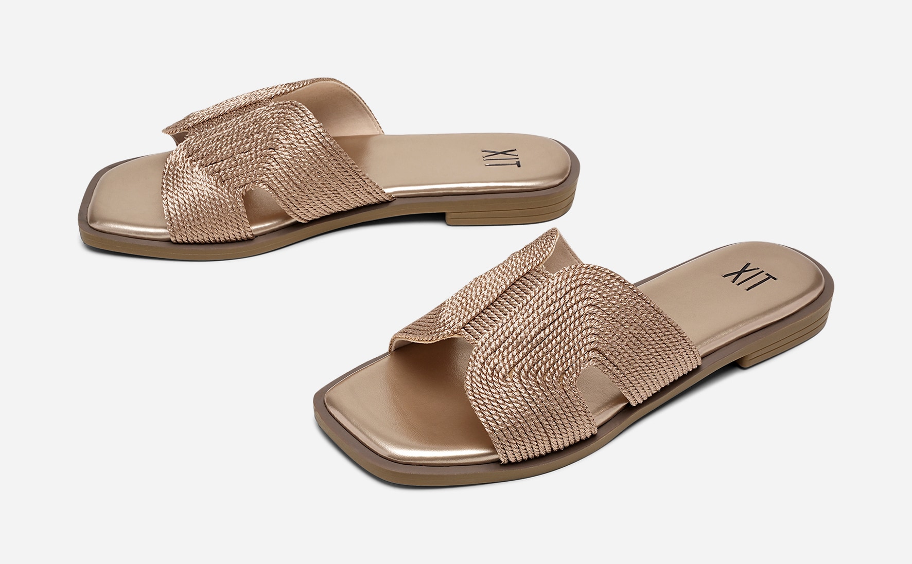 XIT, Sandaler Metallfärgade