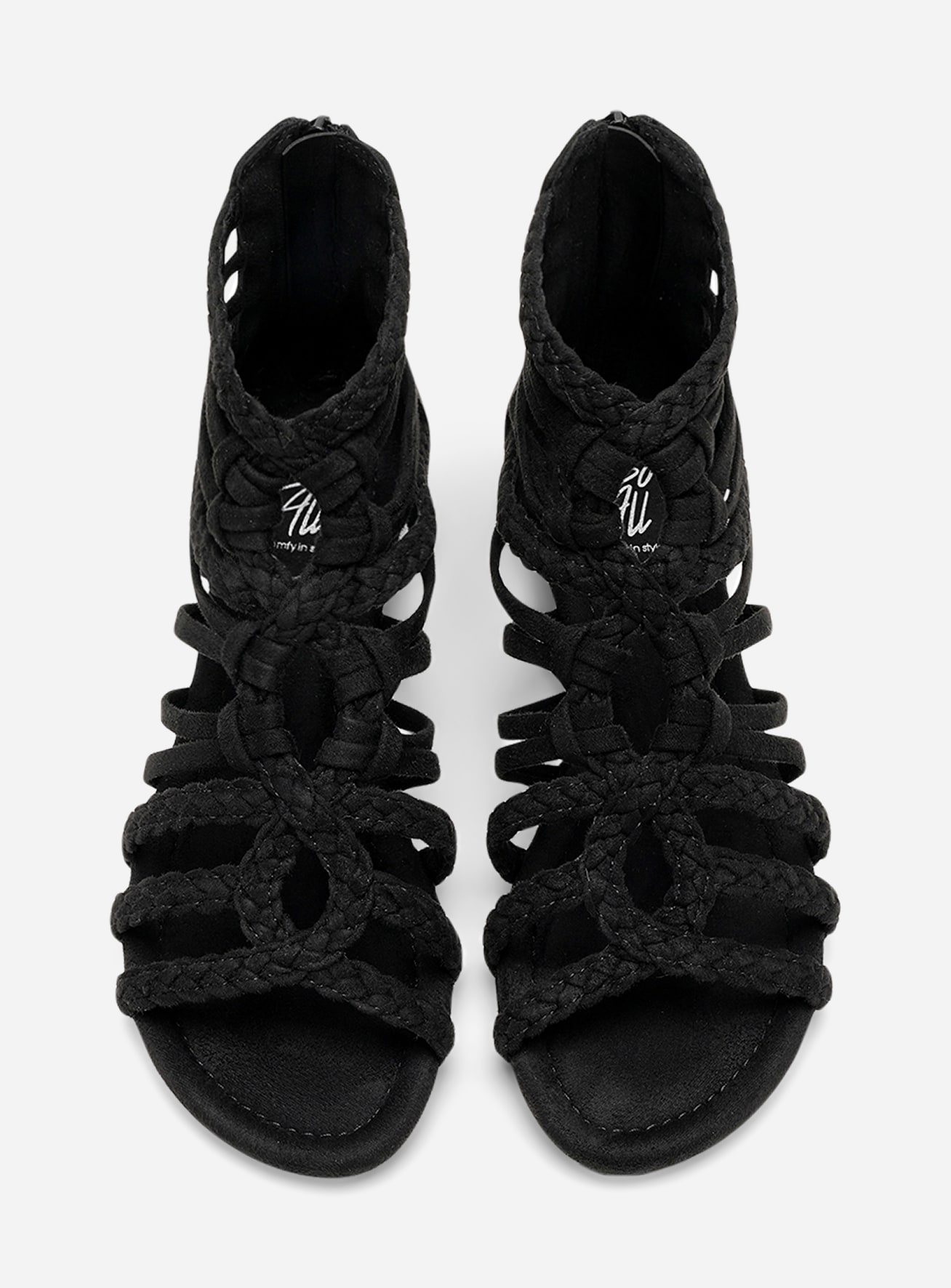 SO ALL, Sandaler med remmar Svarta