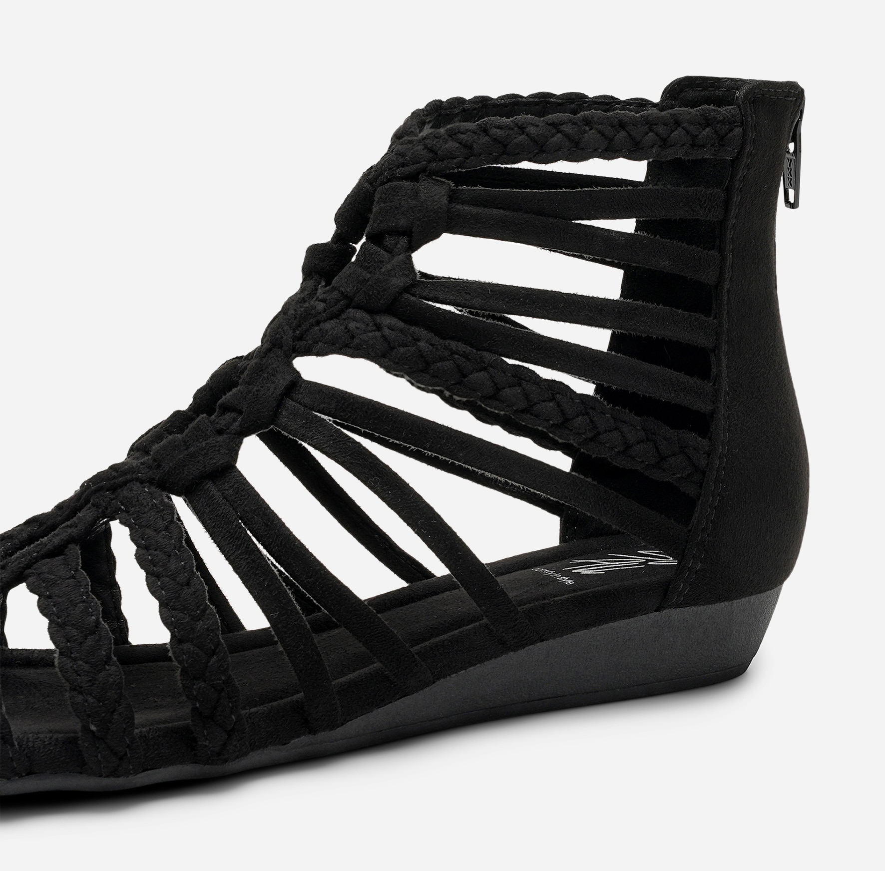 SO ALL, Sandaler med remmar Svarta