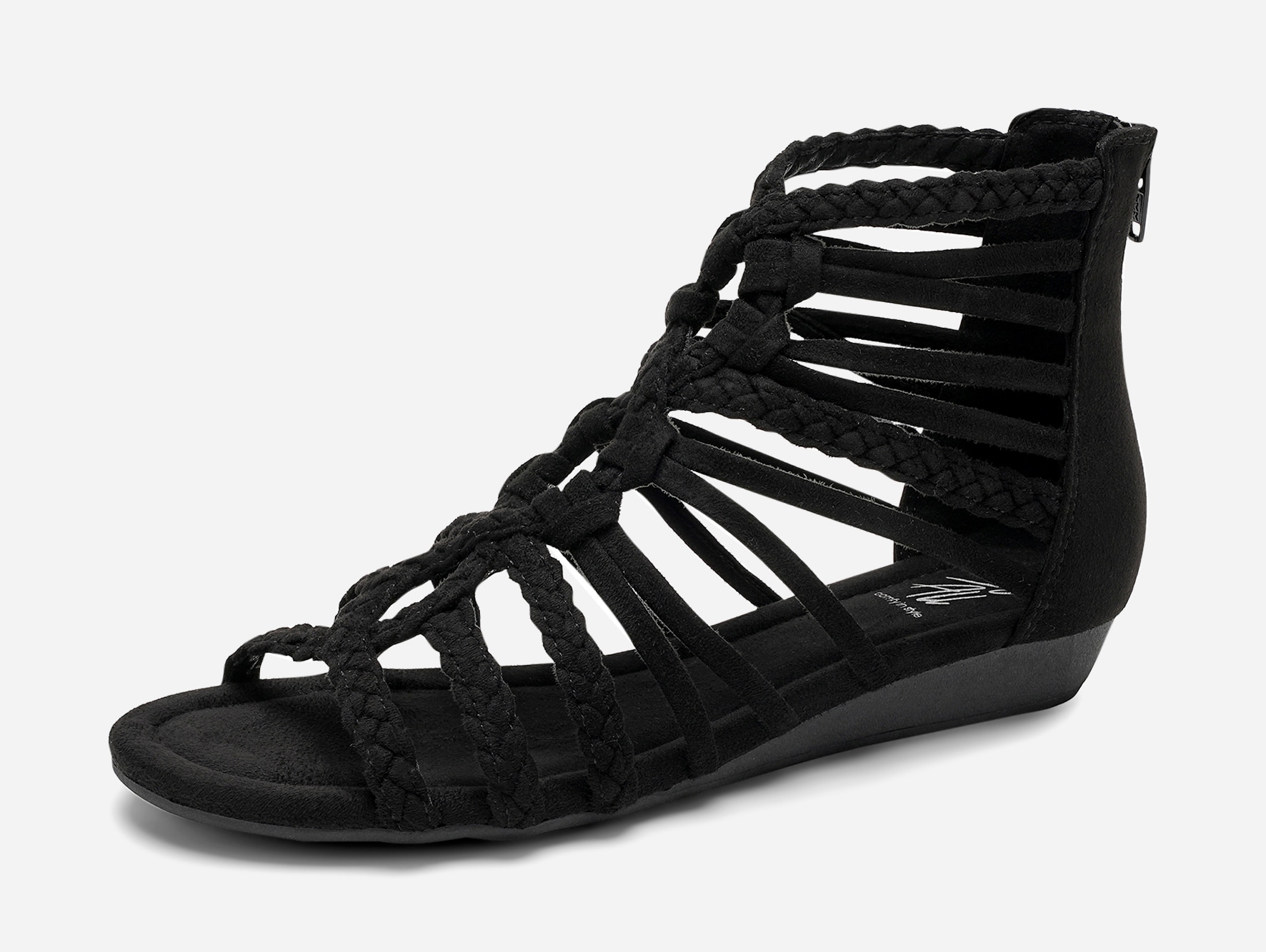 SO ALL, Sandaler med remmar Svarta