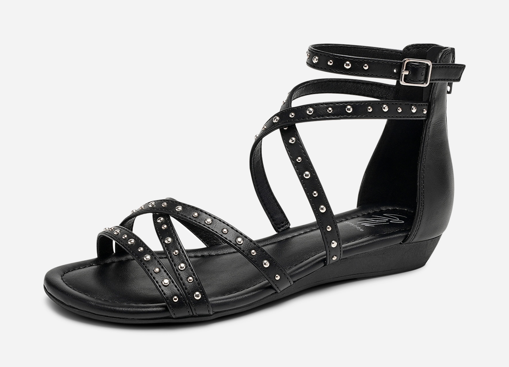 SO ALL, Sandaler med remmar Svarta