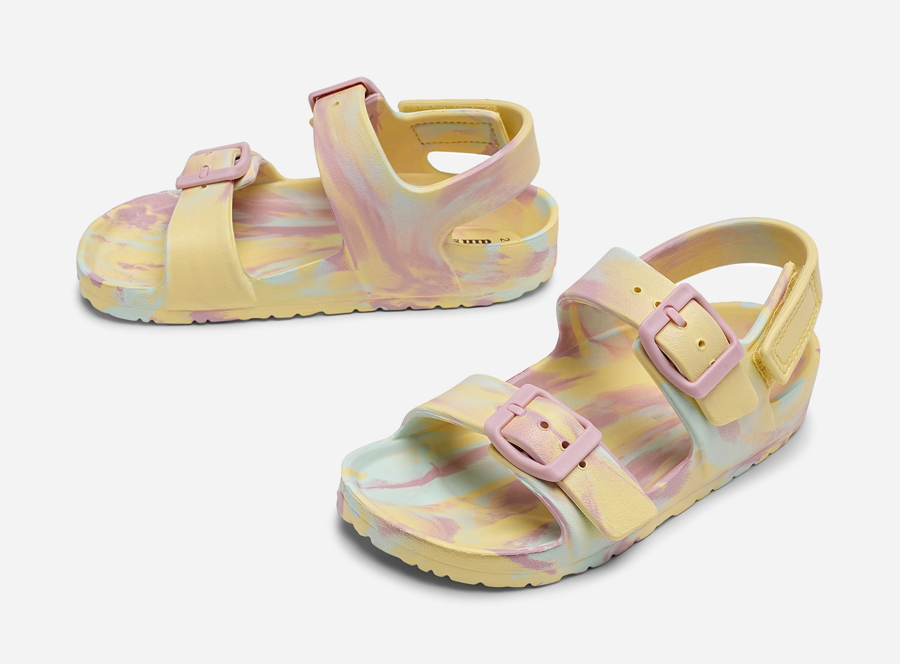 DINSKO, Sandaler med remmar Flerfärgade