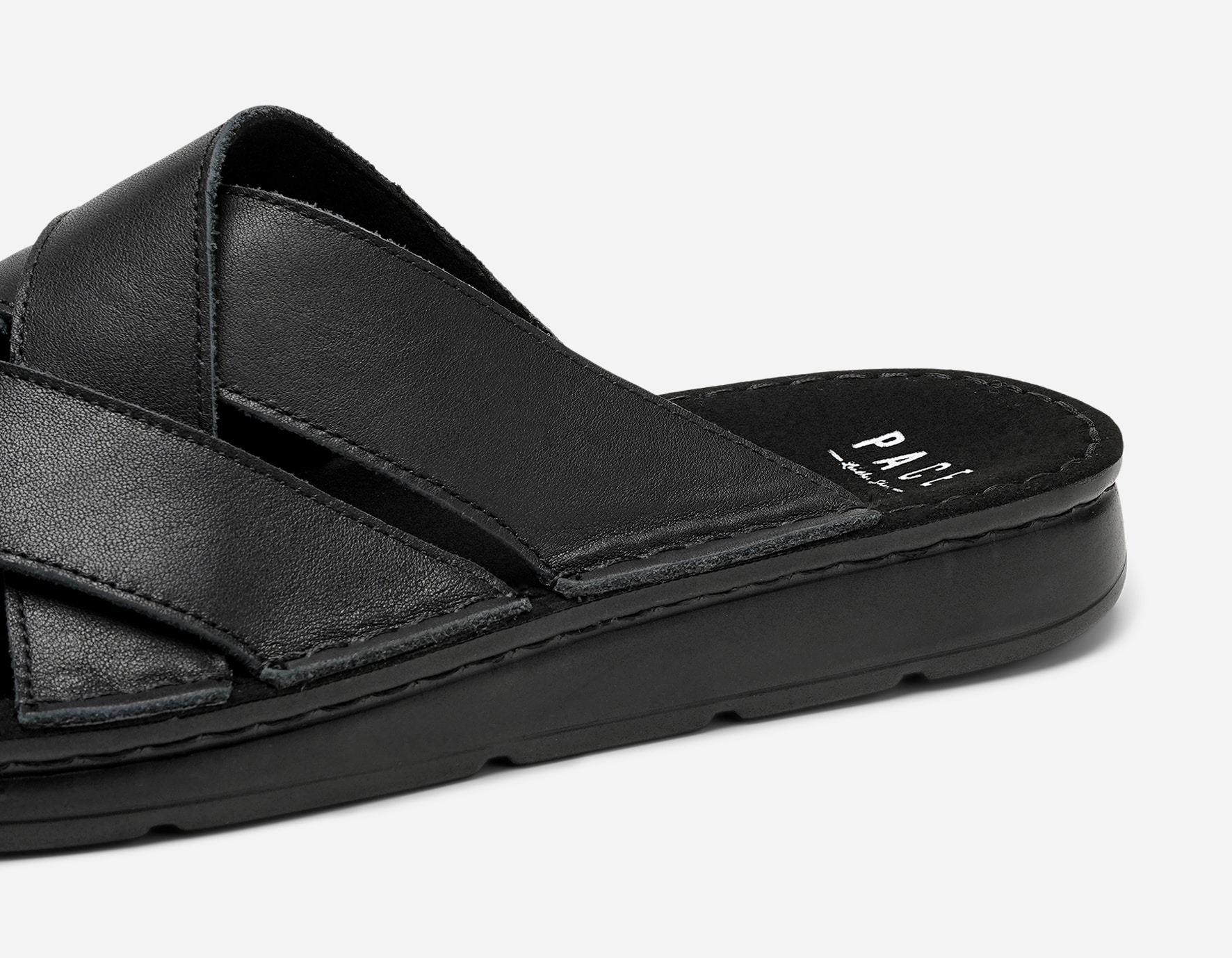 PACE, Sandaler med remmar Svarta