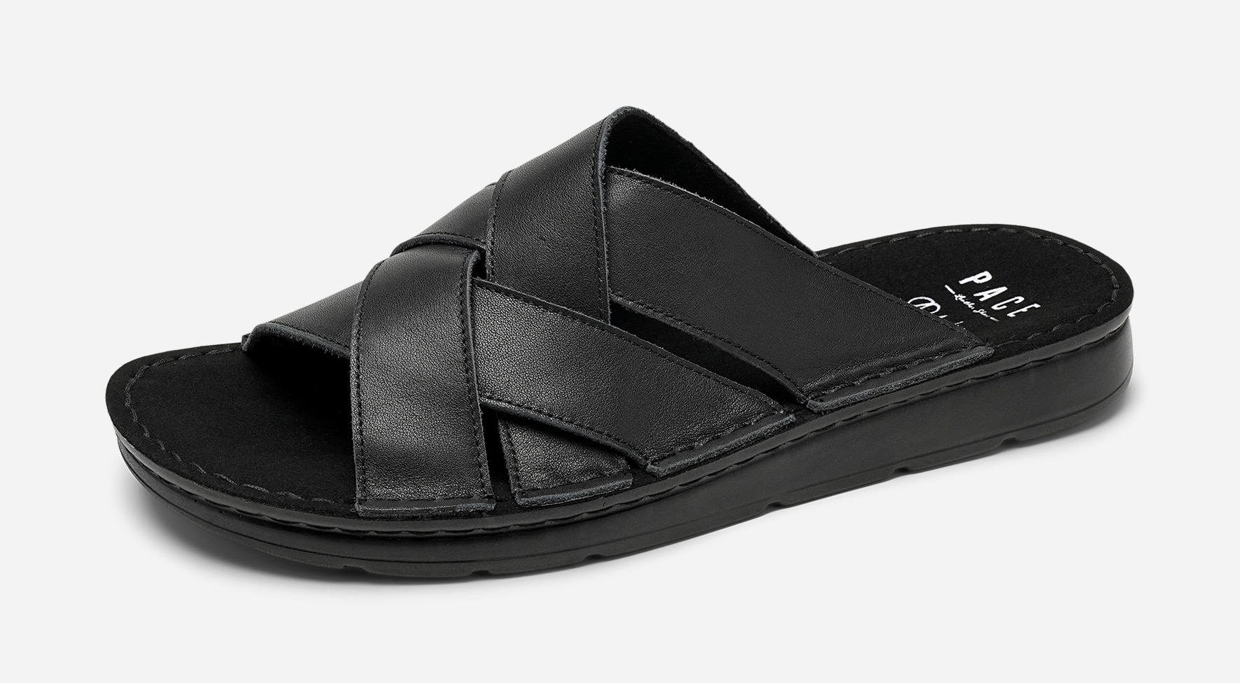 PACE, Sandaler med remmar Svarta