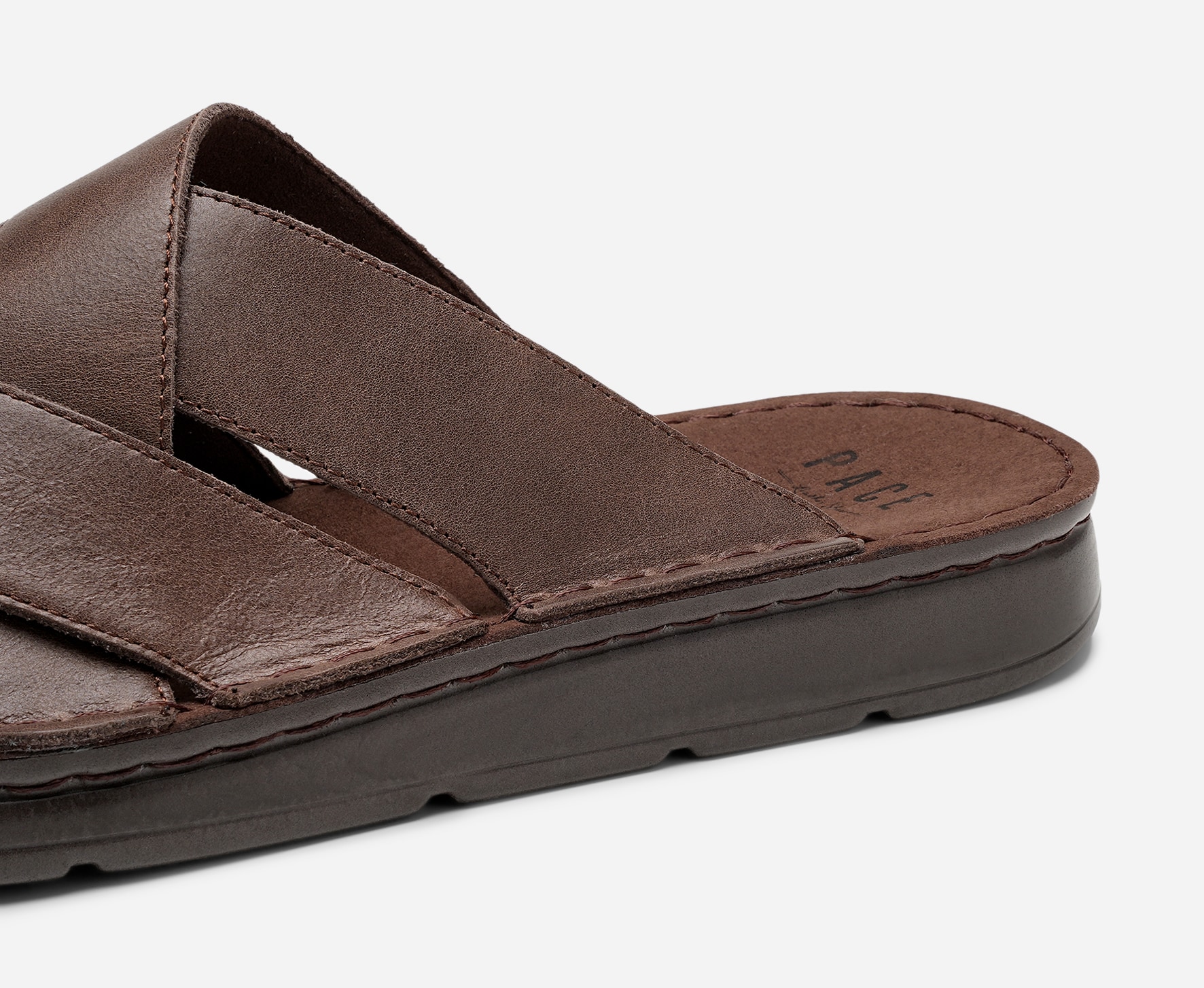 PACE, Sandaler med remmar Bruna
