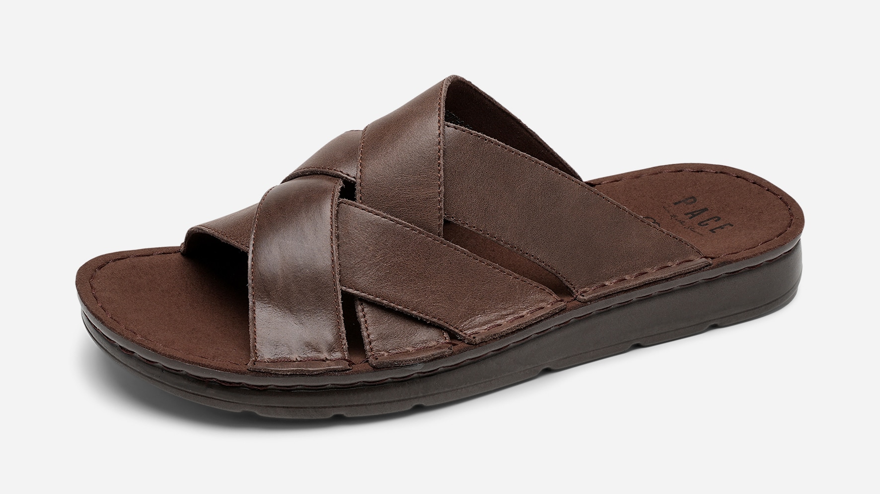 PACE, Sandaler med remmar Bruna