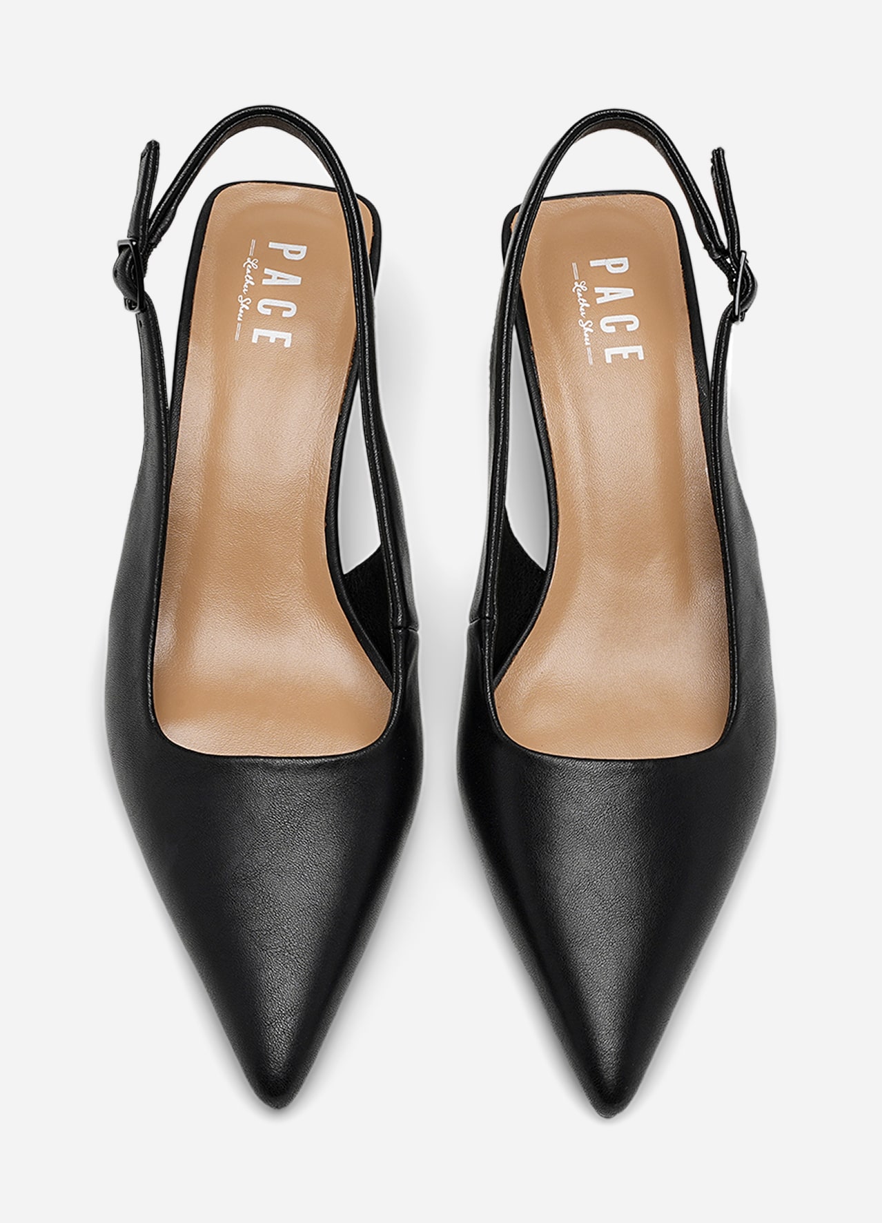 PACE, Pumps med slingback Svarta