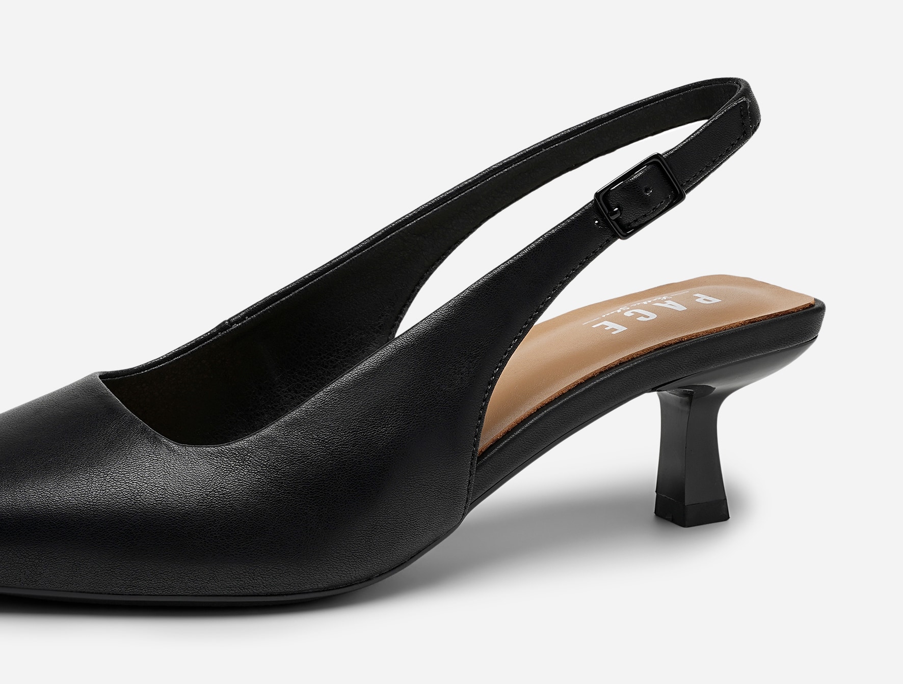 PACE, Pumps med slingback Svarta