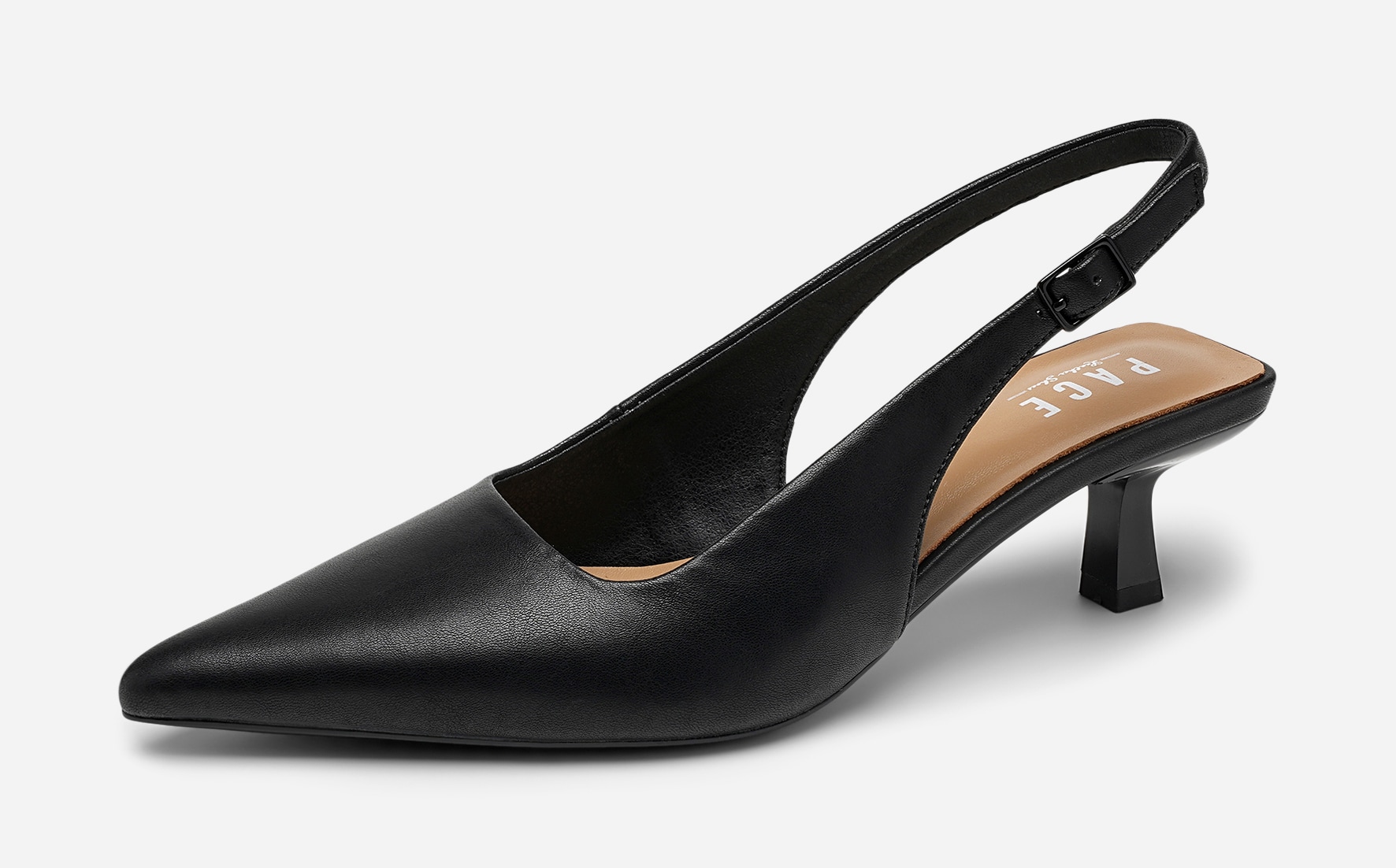 PACE, Pumps med slingback Svarta
