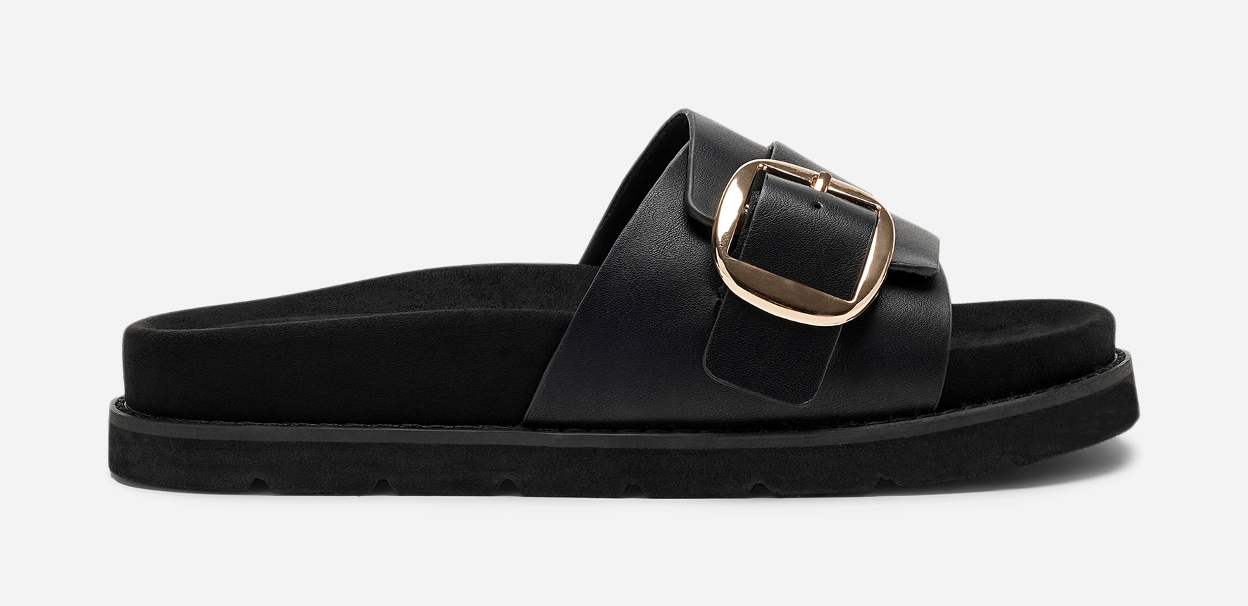 PACE, Sandaler med spänne Svarta