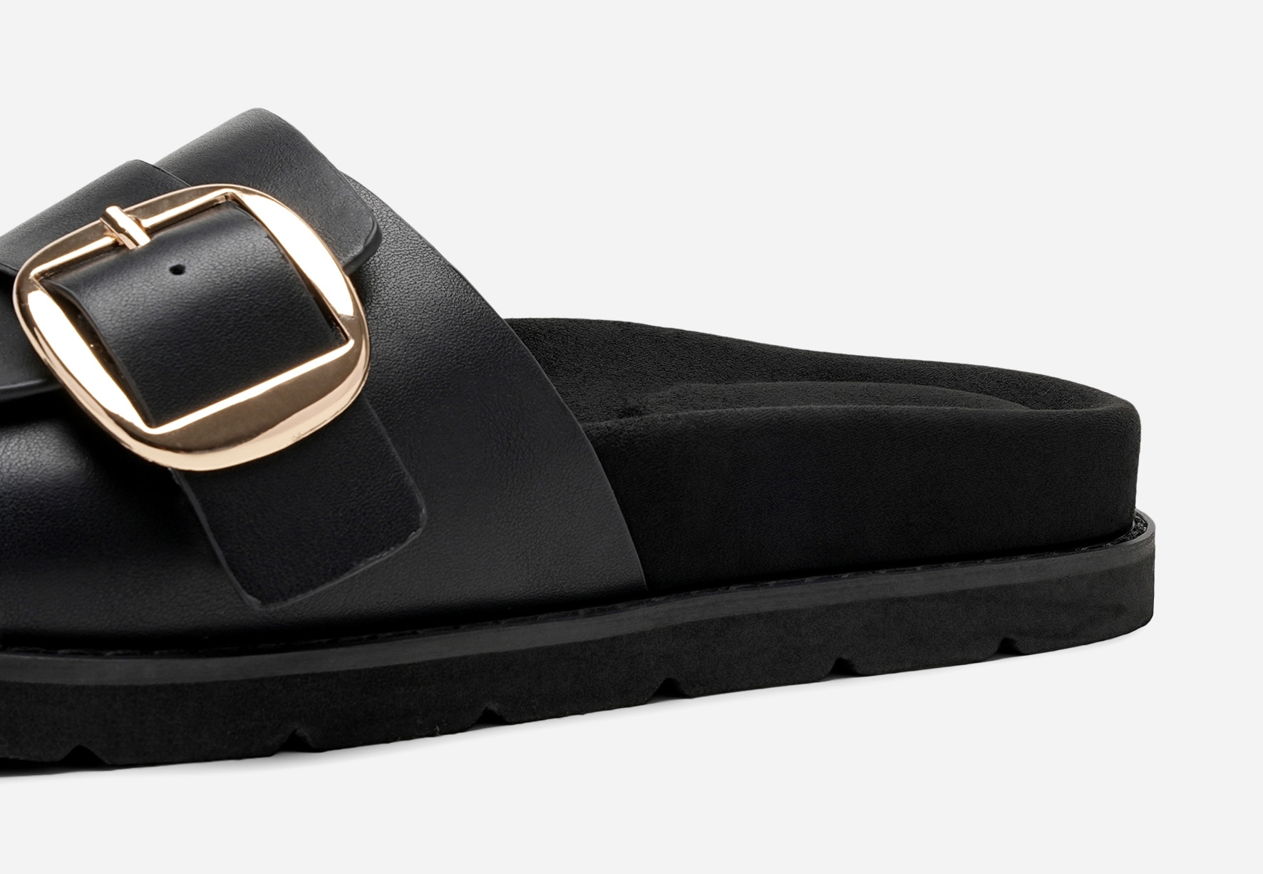 PACE, Sandaler med spänne Svarta