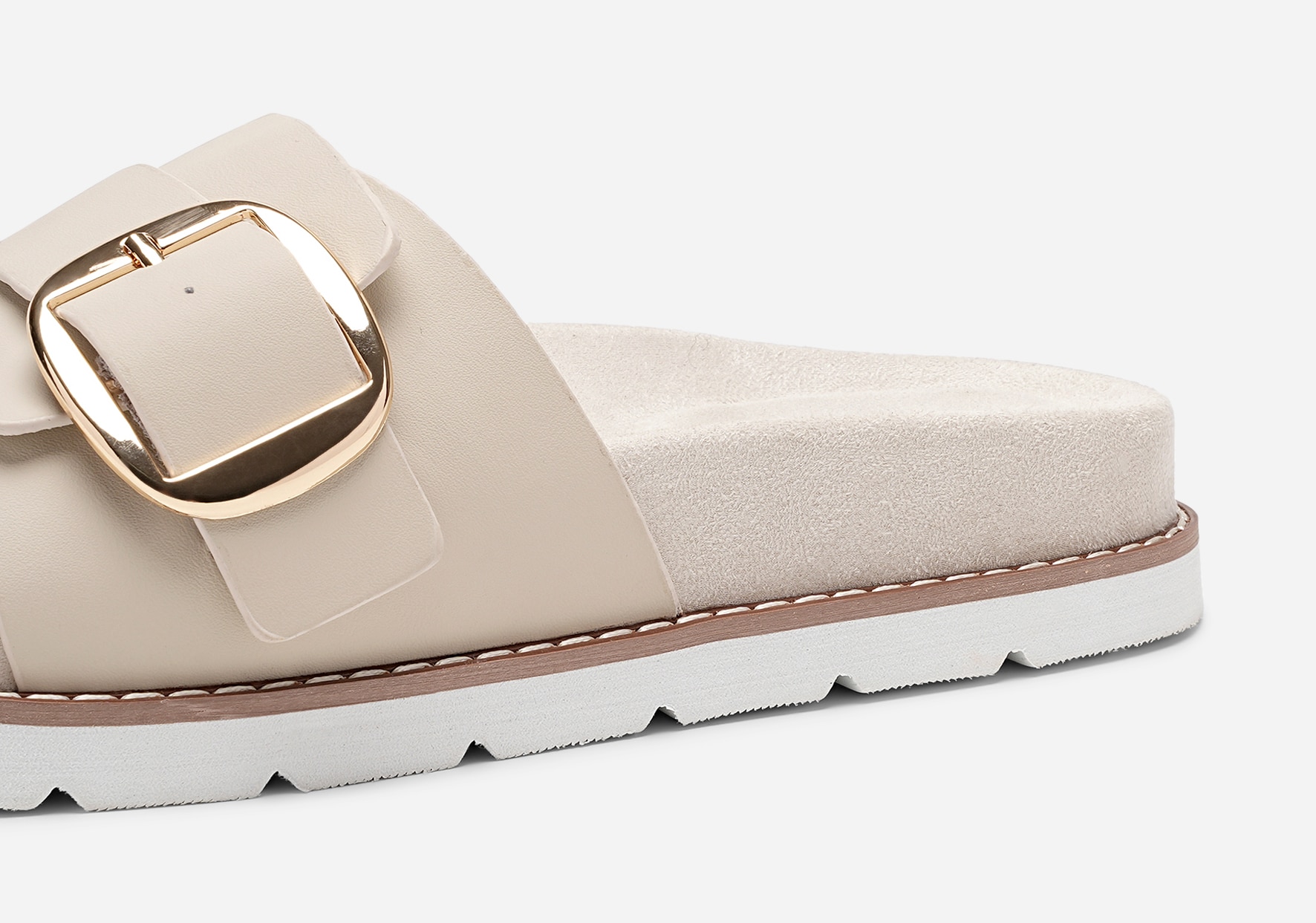 PACE, Sandaler med spänne Beigea