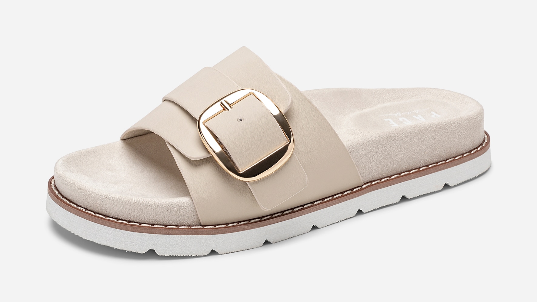 PACE, Sandaler med spänne Beigea