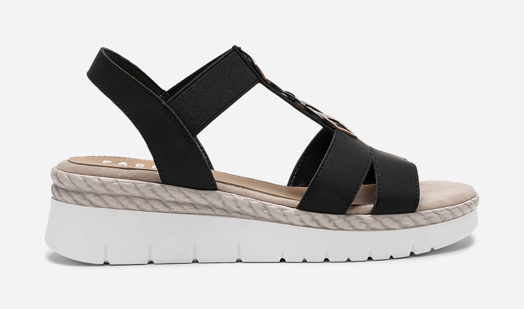 PACE, Sandaler med remmar Svarta