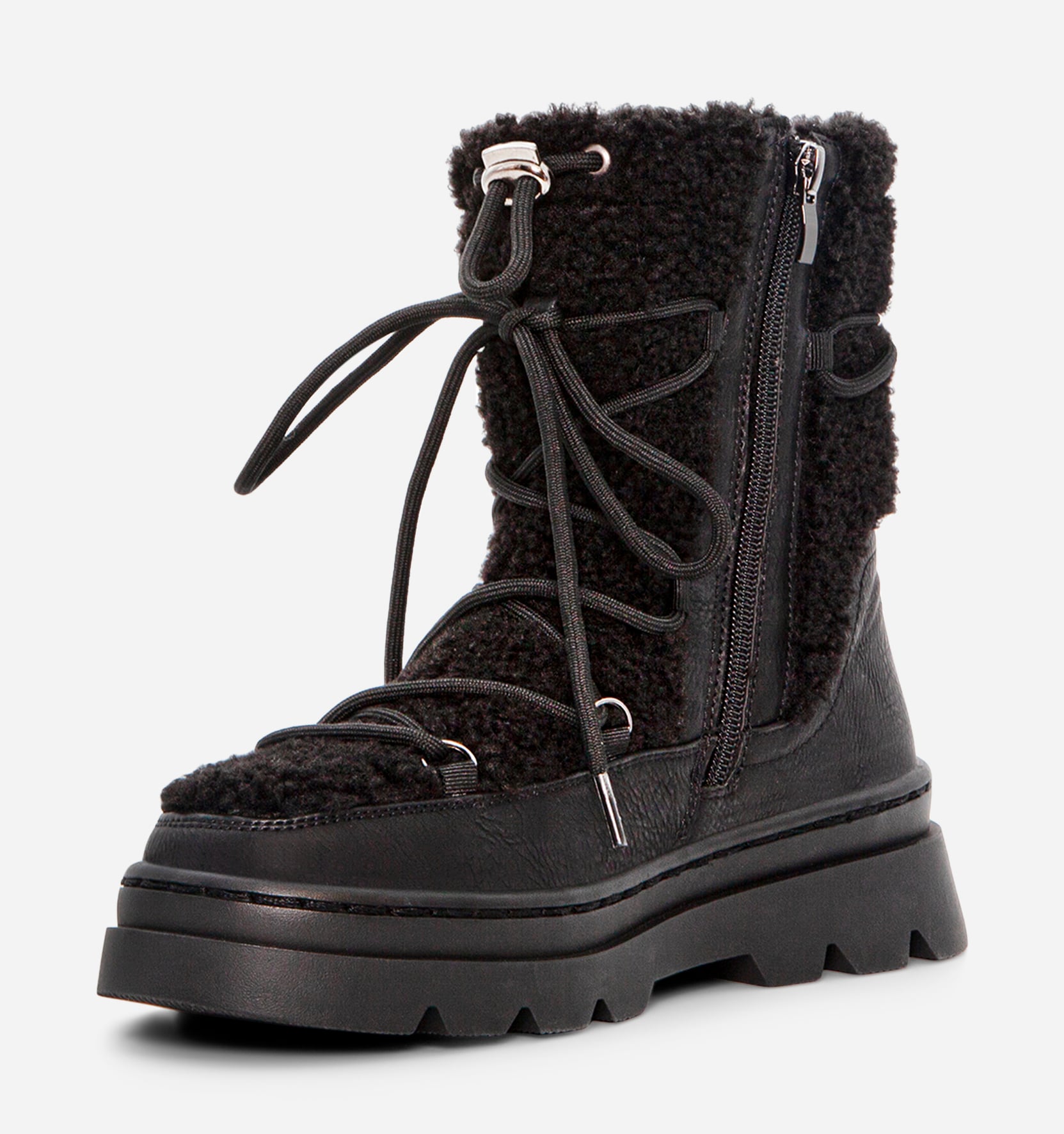 DUFFY, Varmfodrade boots, waterproof Svarta