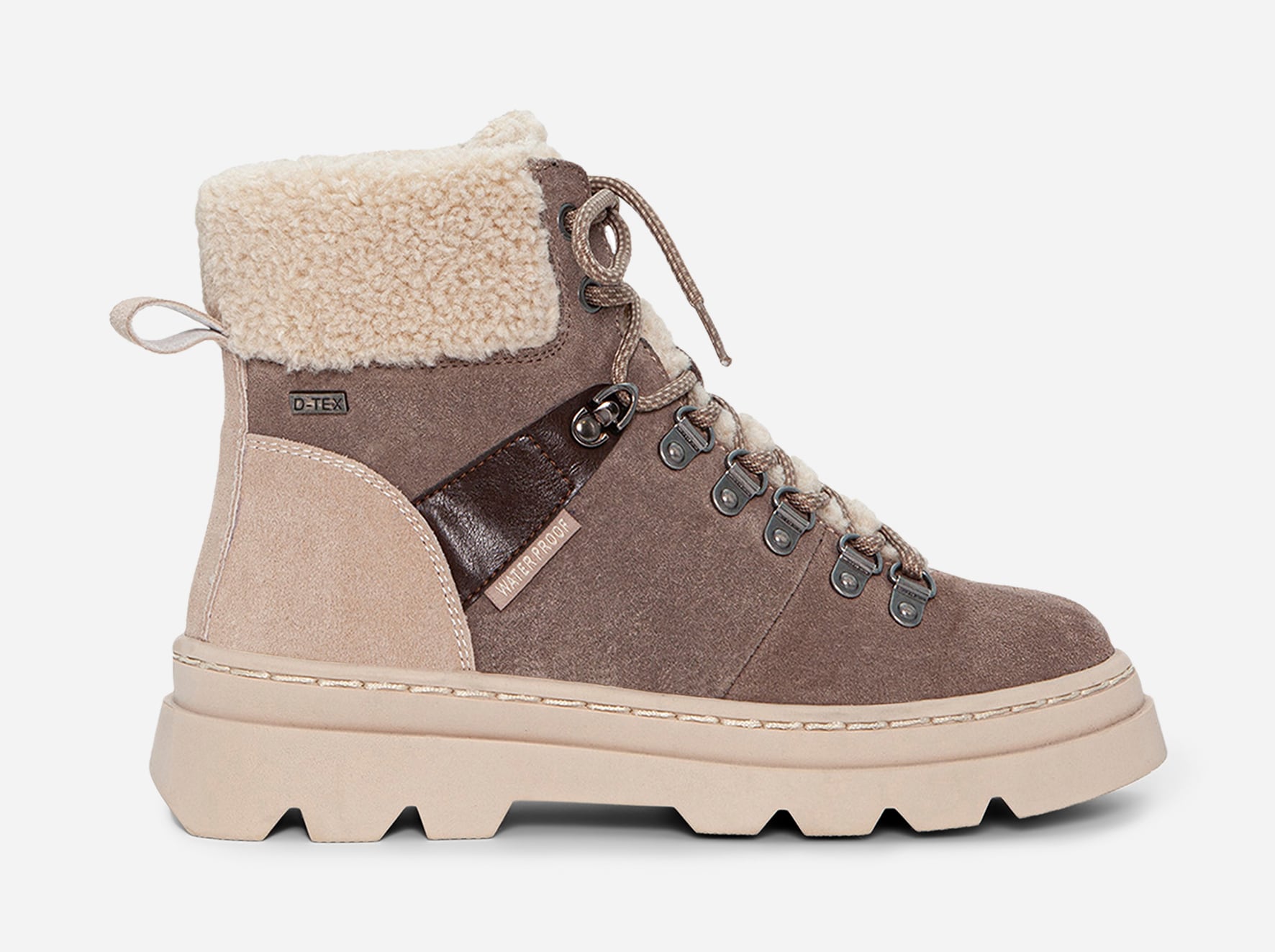 DUFFY, Varmfodrade kängor waterproof Bruna
