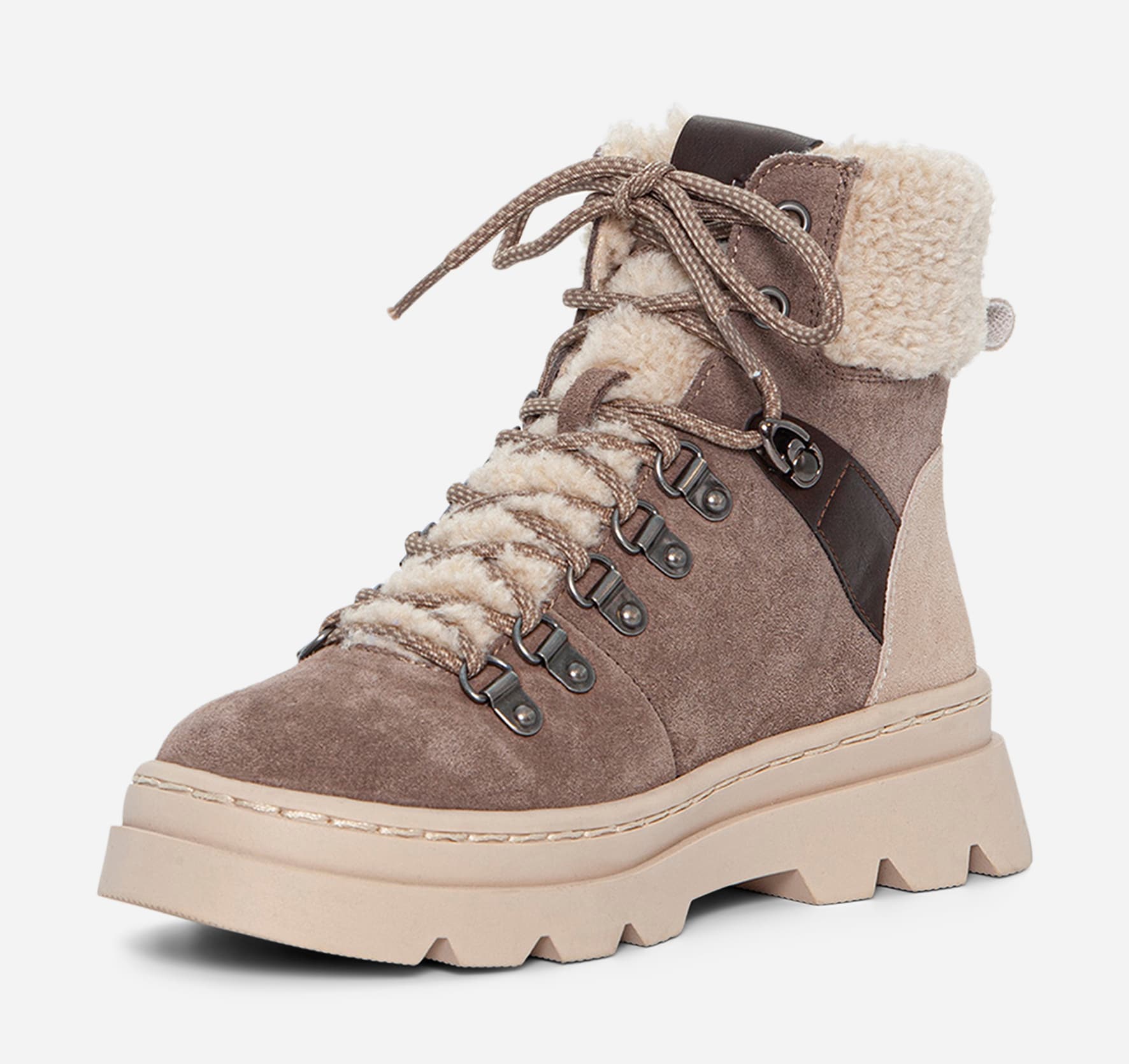 DUFFY, Varmfodrade kängor waterproof Bruna