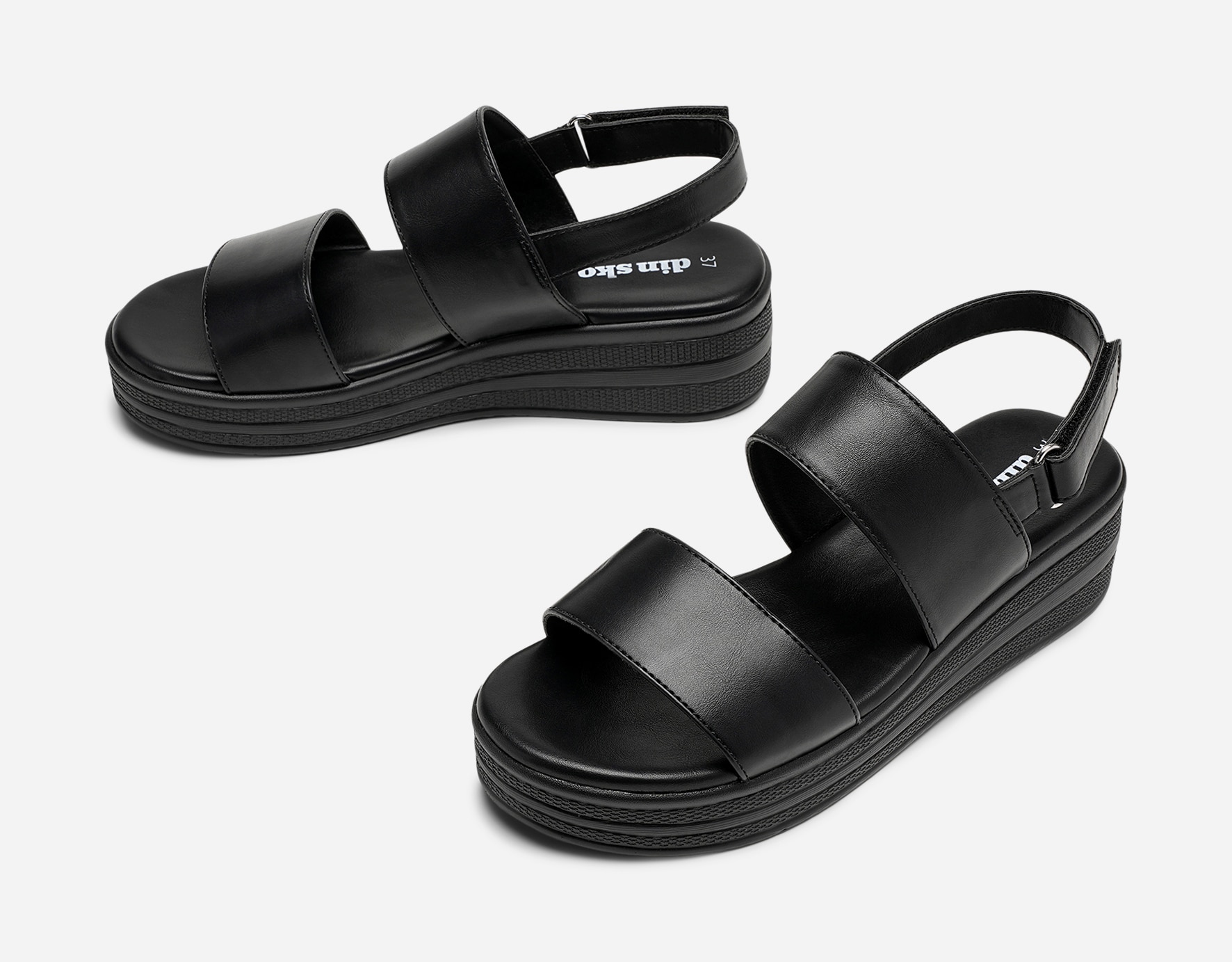 DINSKO, Sandaler Svarta