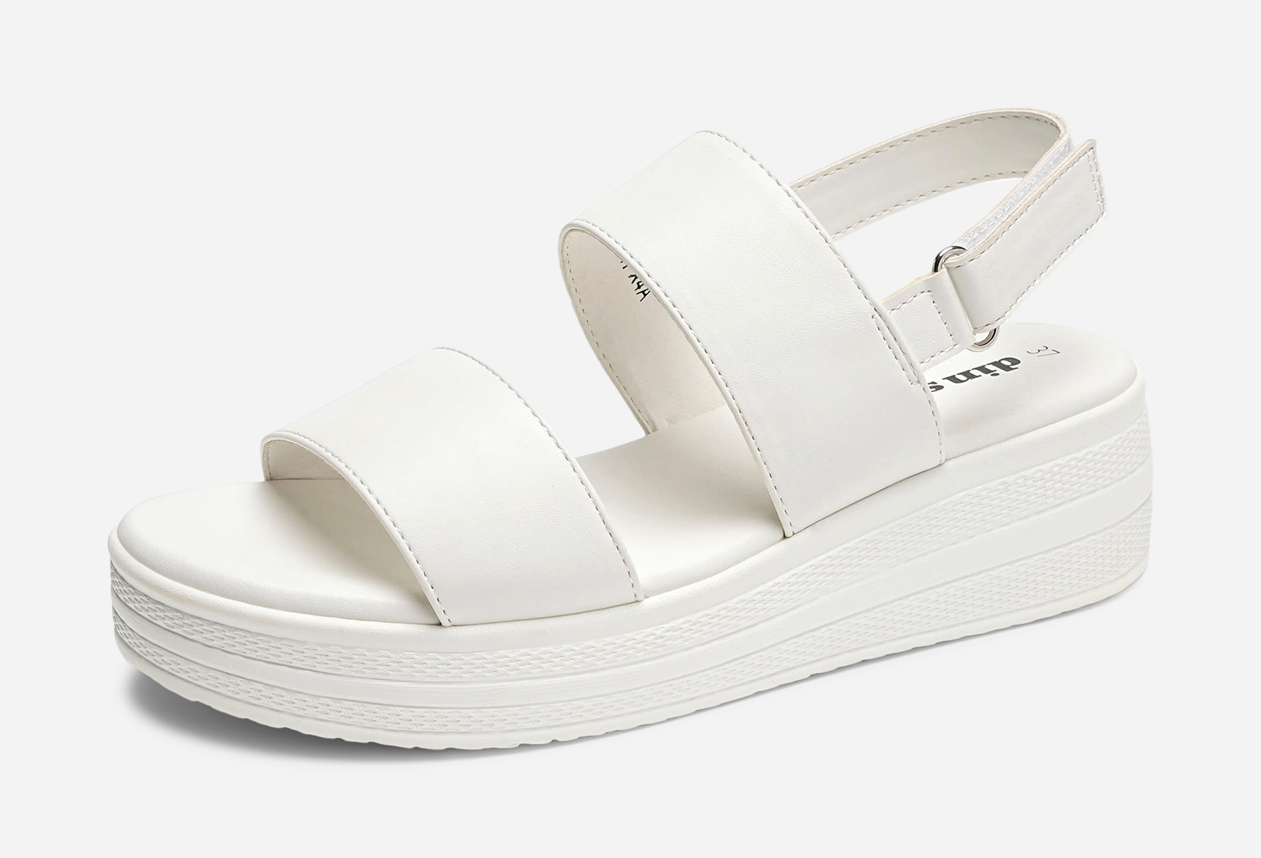 DINSKO, Sandaler med remmar Vita
