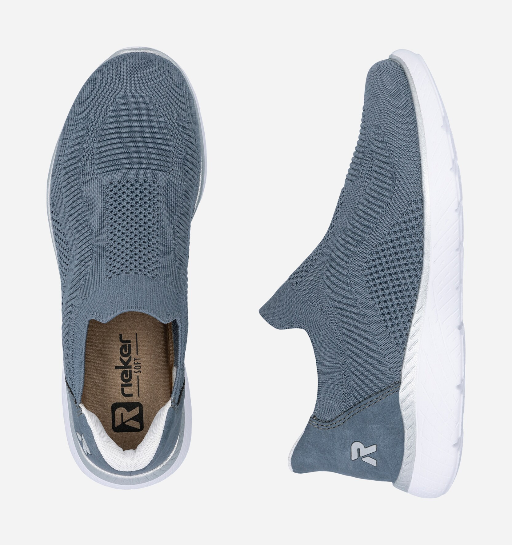 RIEKER, Sock sneakers Blåa