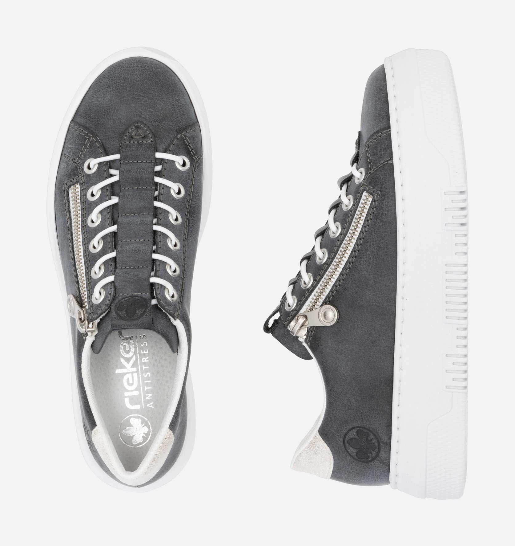 RIEKER, Sneakers Gråa