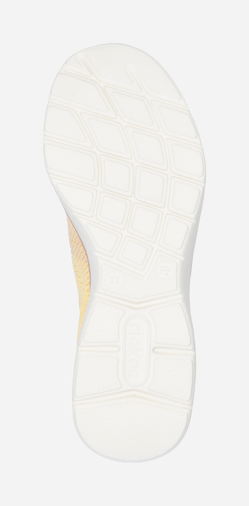 RIEKER, Sock sneakers Gula