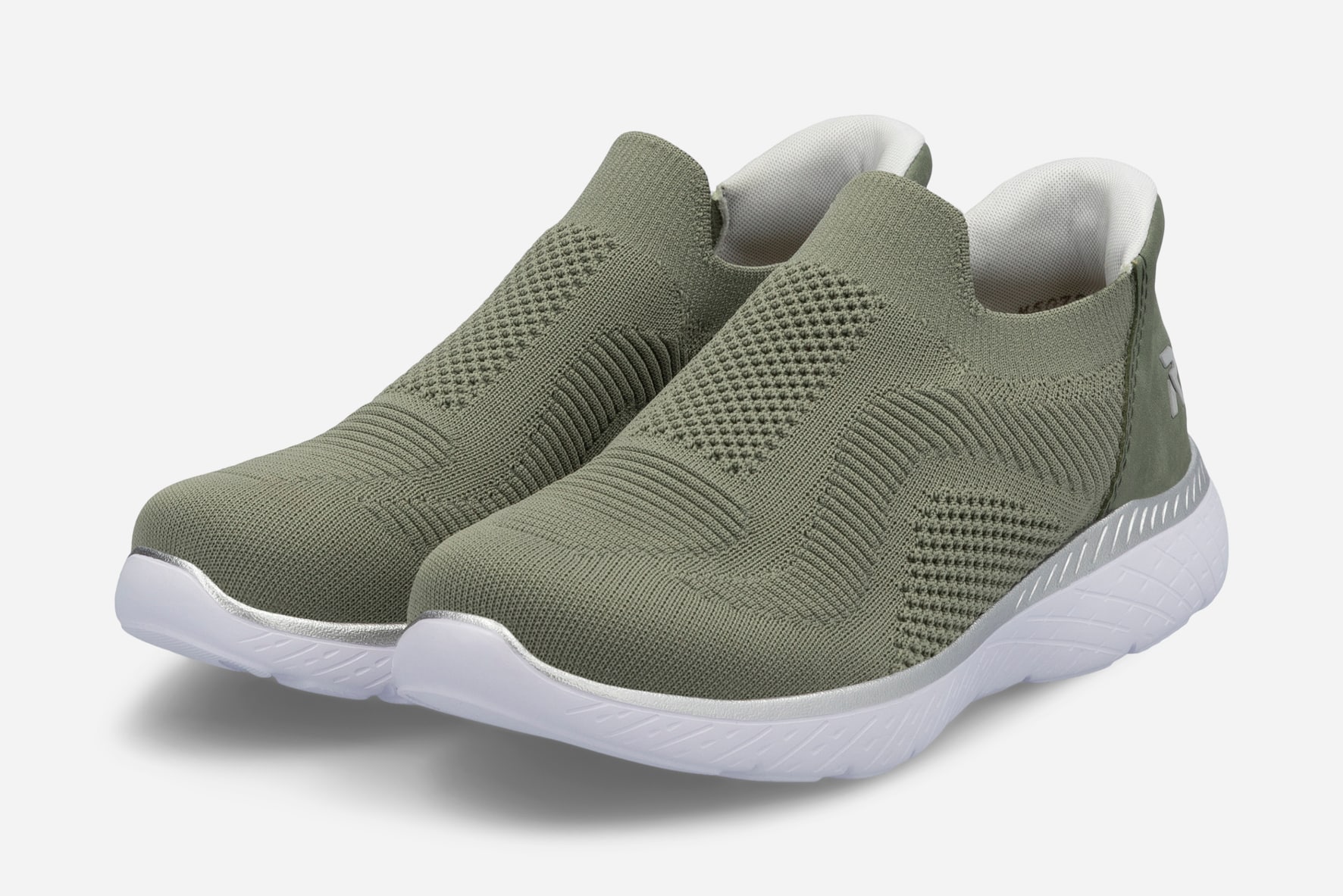 RIEKER, Sock sneakers Gröna