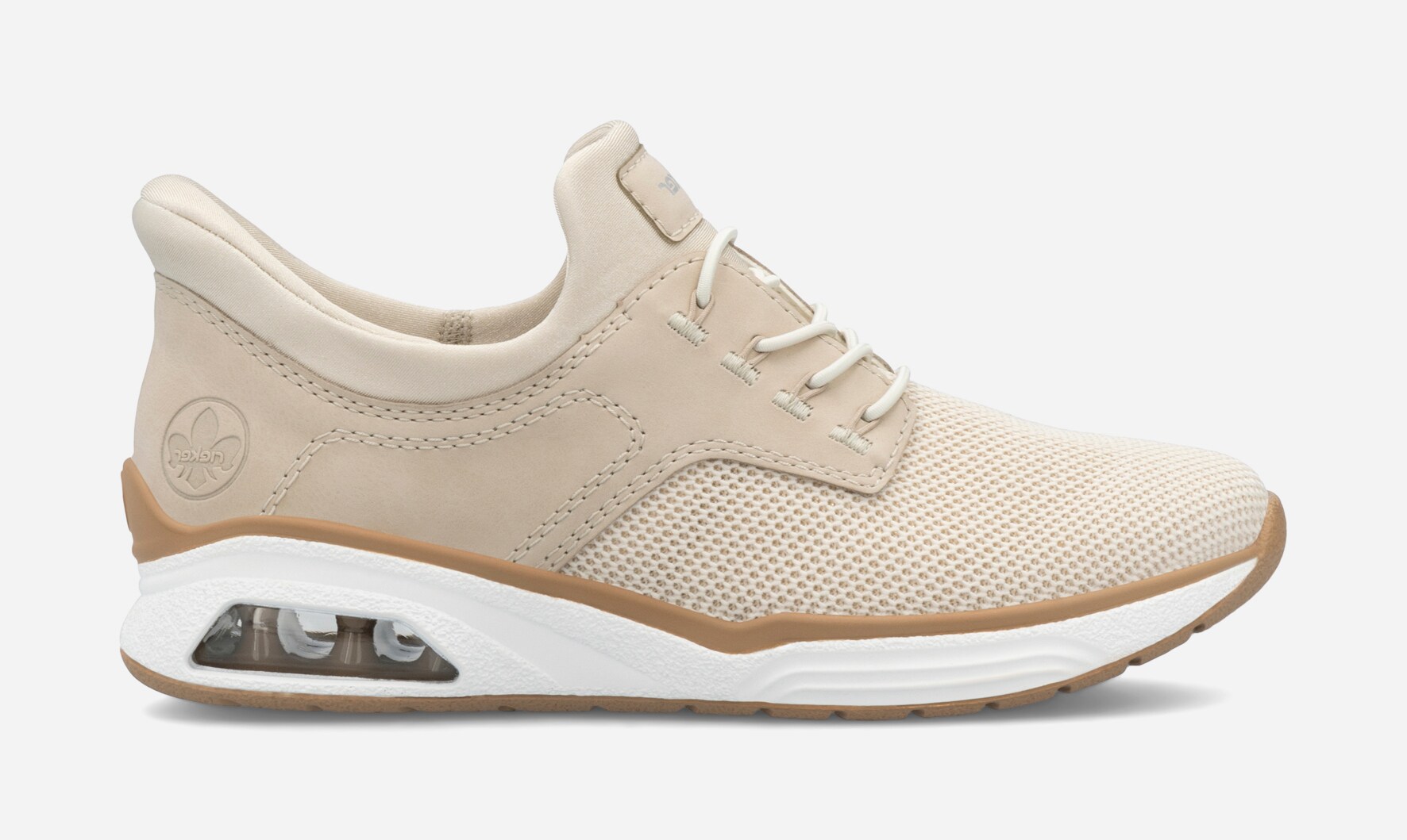 RIEKER, Sock sneakers Beigea
