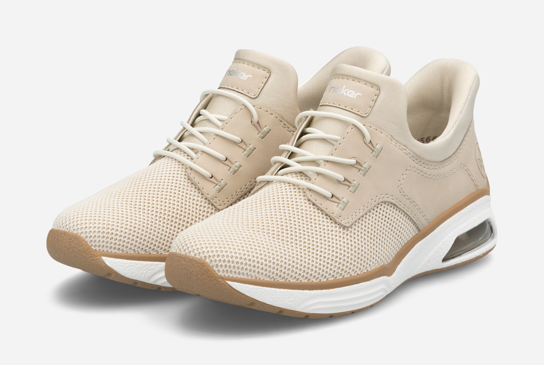 RIEKER, Sock sneakers Beigea