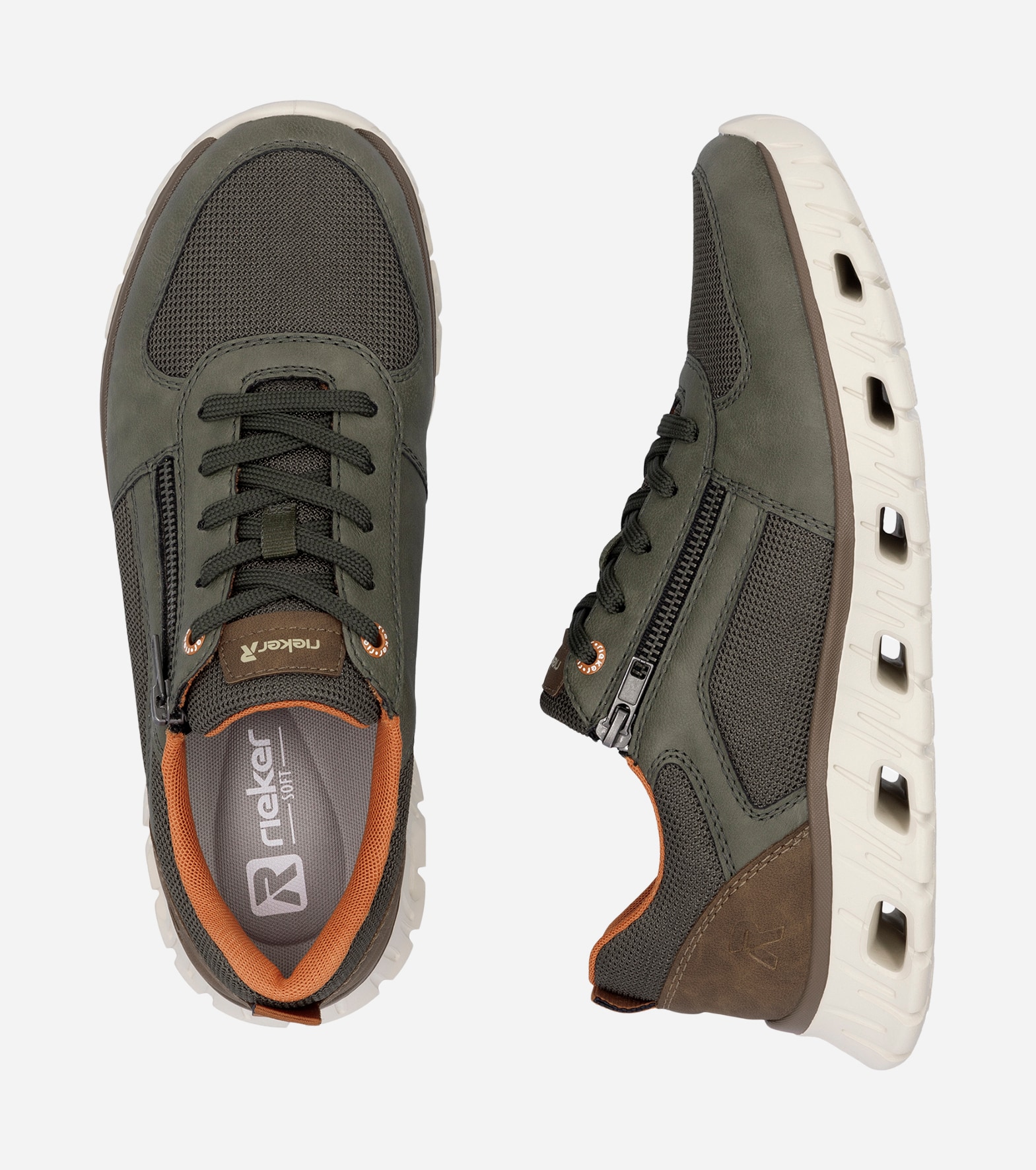 RIEKER, Sneakers Gröna