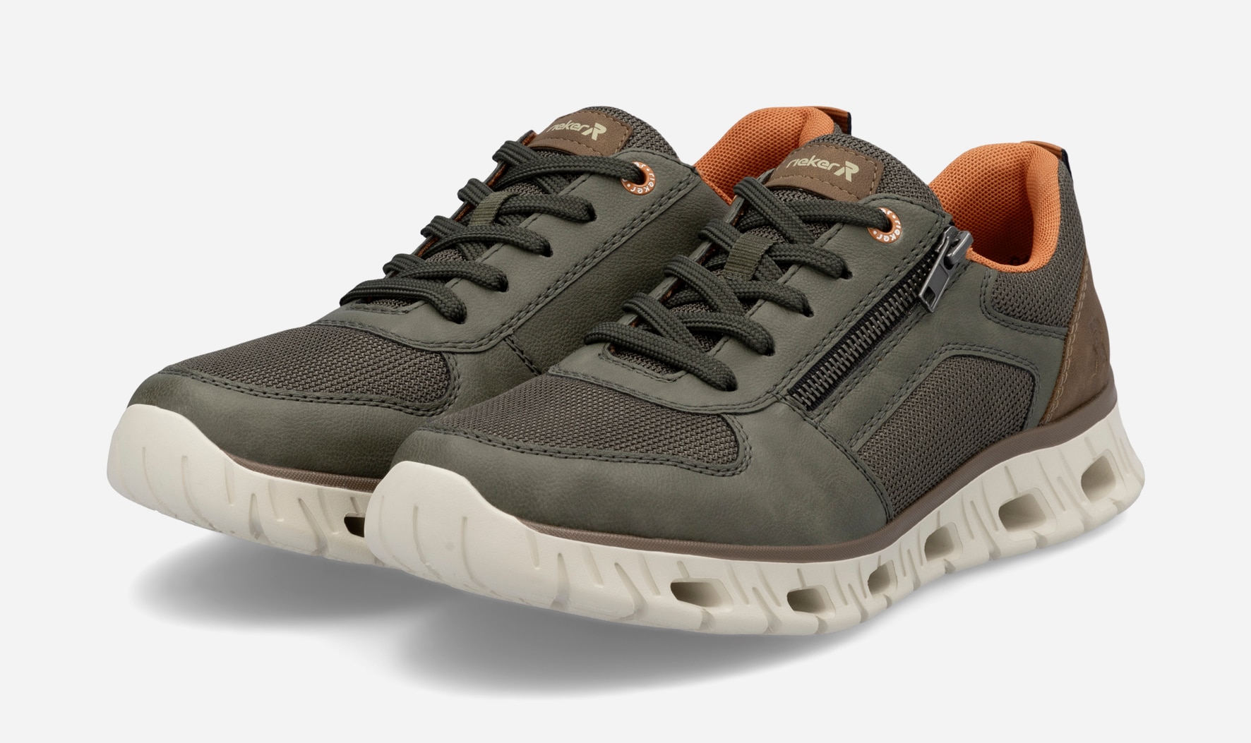 RIEKER, Sneakers Gröna